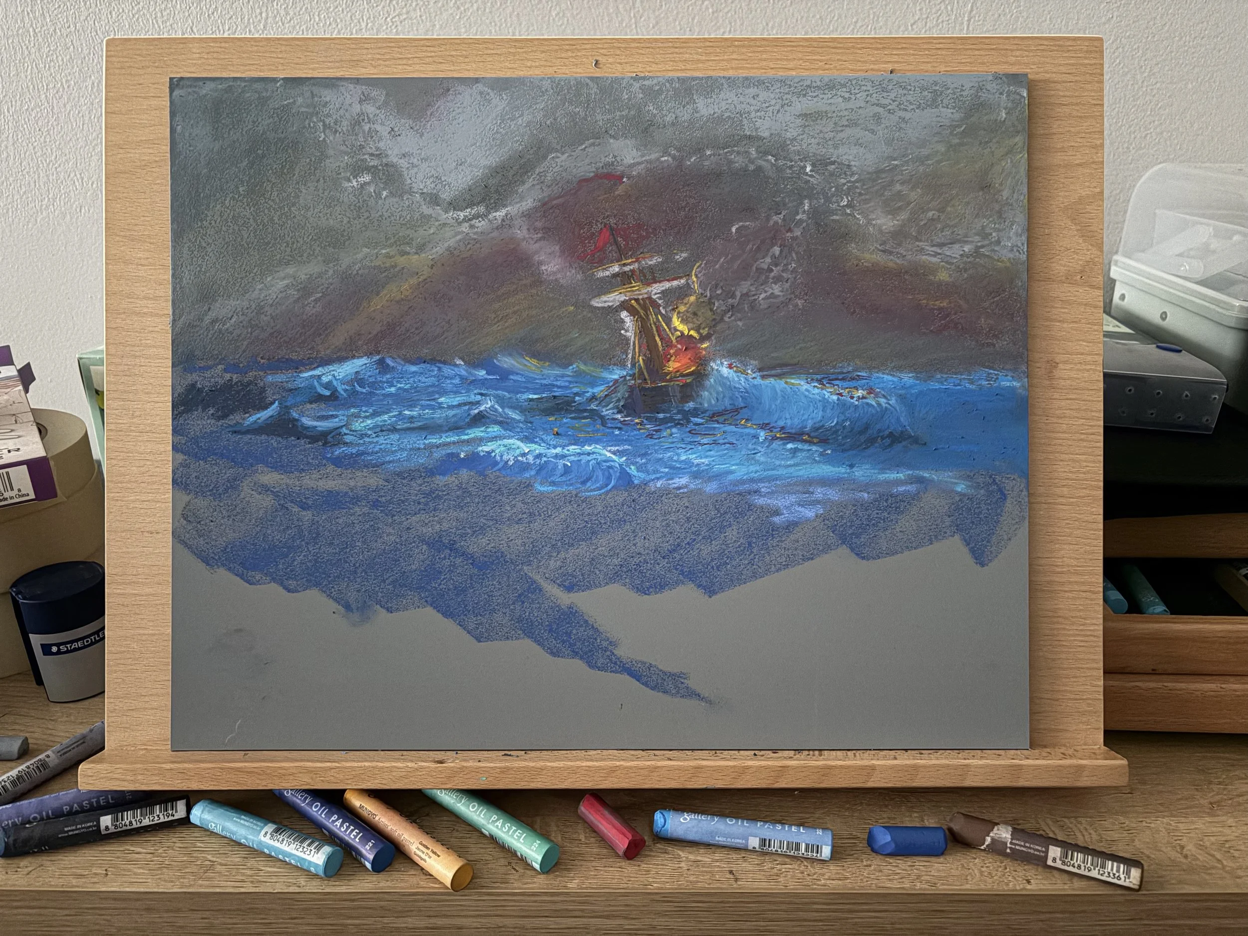 Work In Progress Image of Burning Ship