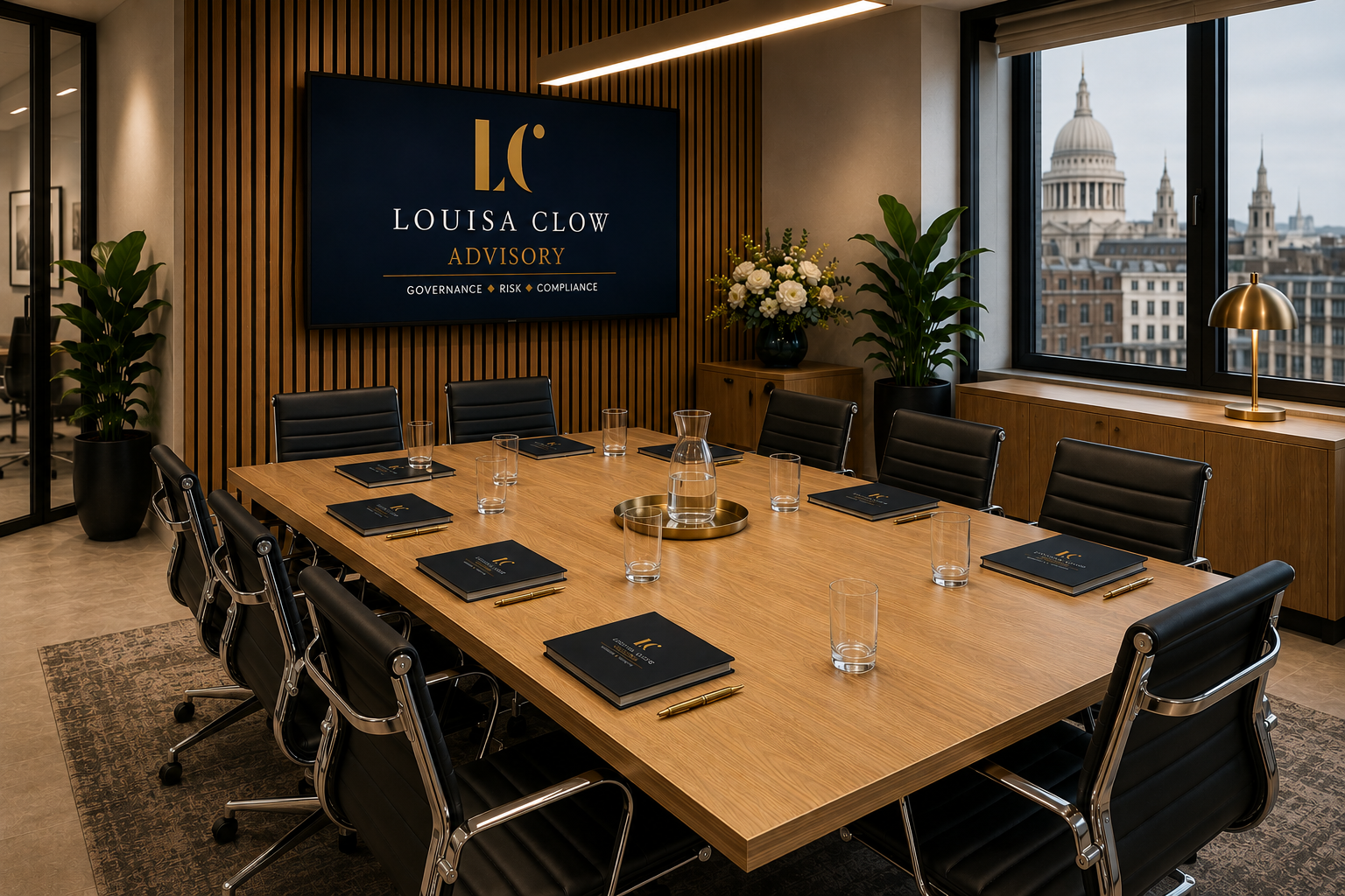 Louisa Clow Advisory Executive Boardroom.