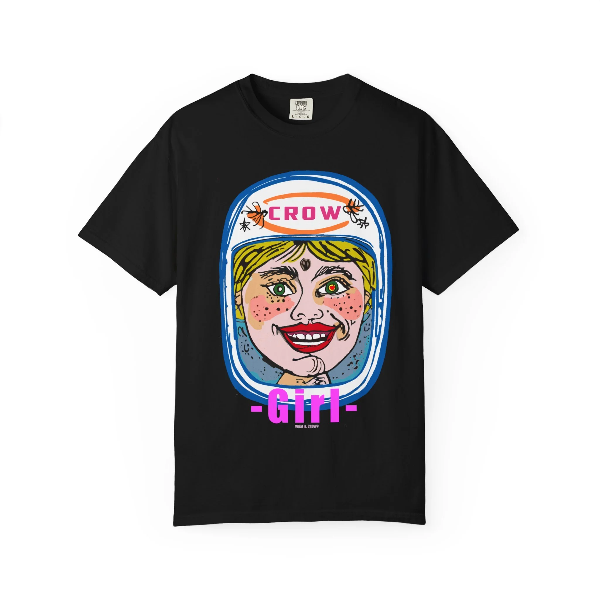 Crow Girl Graphic T-Shirt