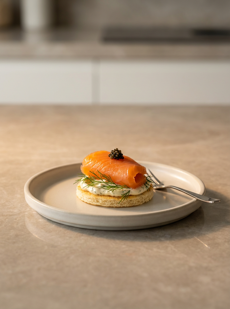 Smoked Salmon Canapé