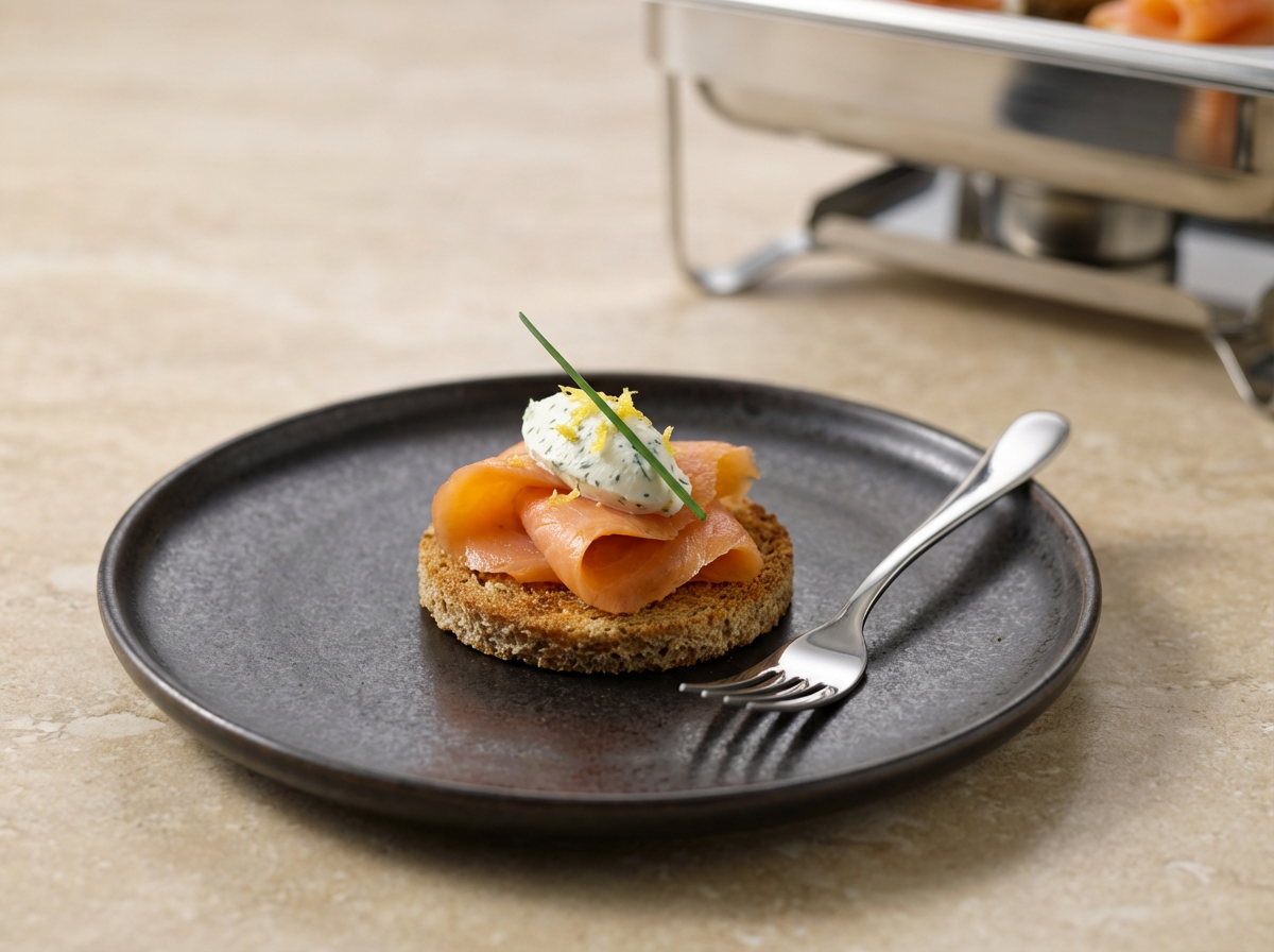 Smoked Salmon Canapés