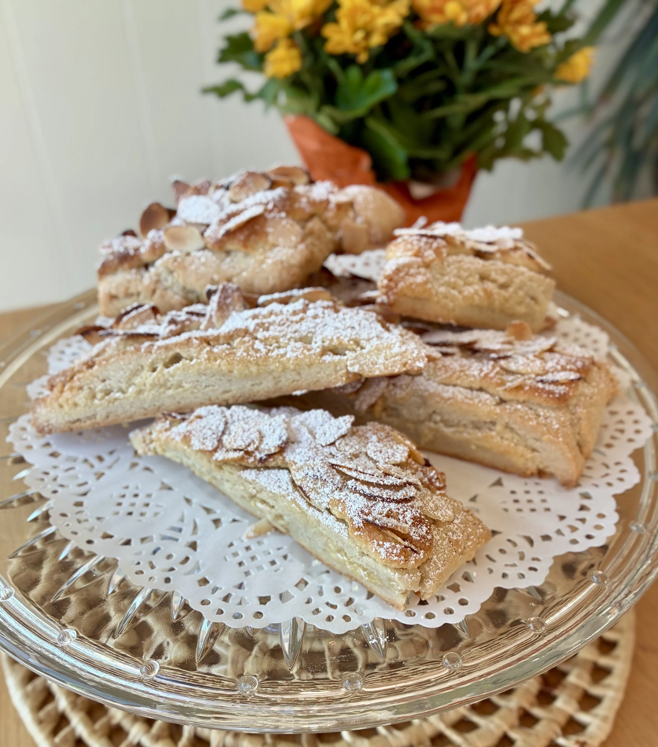 Almond-Croissant Scones