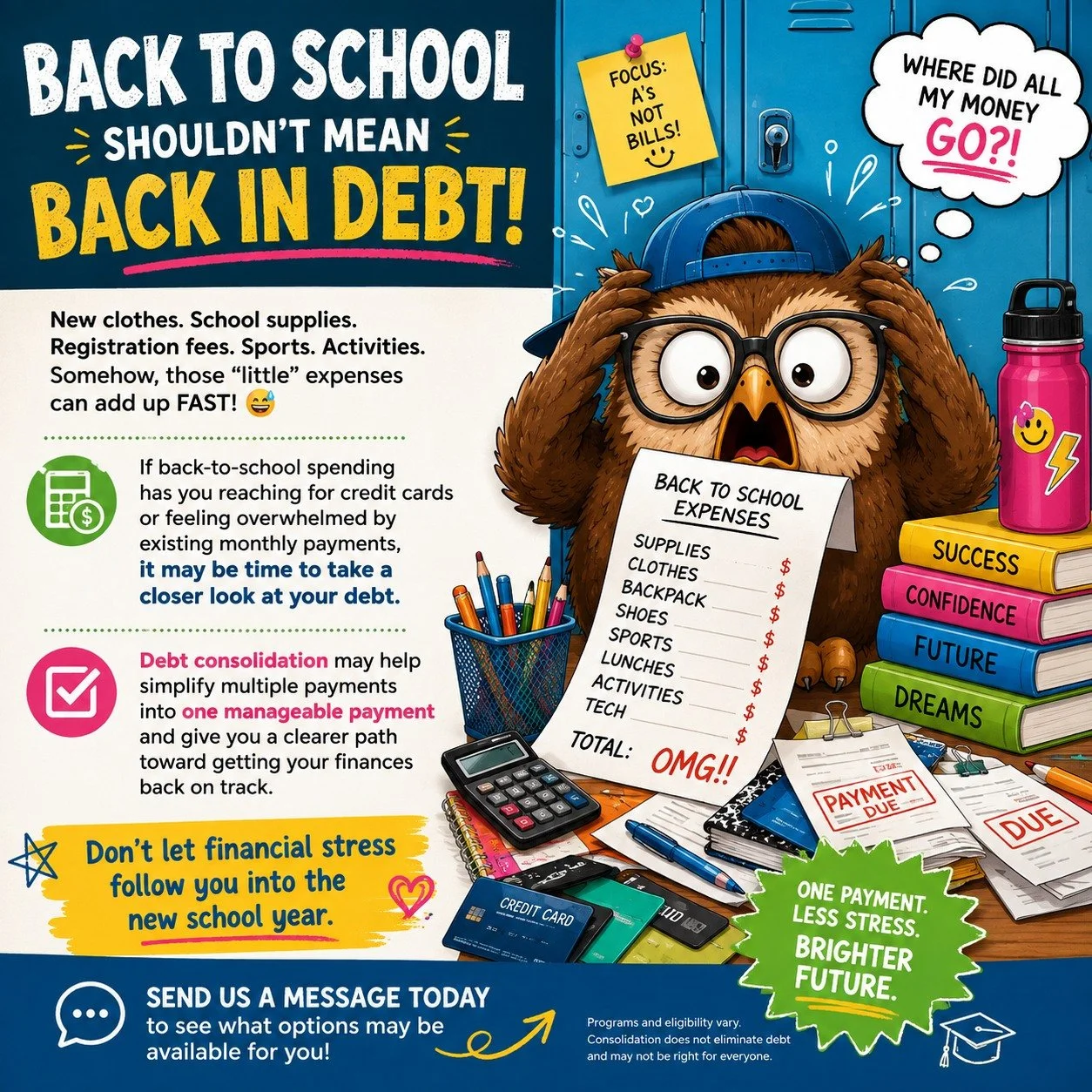 Call for fast, free information.  We&rsquo;d love to help you today!

1-800-939-1667 or visit www.townandcountryhelps.com

45+ years. A+ rating with the BBB.
#billconsolidation #creditcounseling #creditrepair #debtconsolidation #debtmanagement #debtr