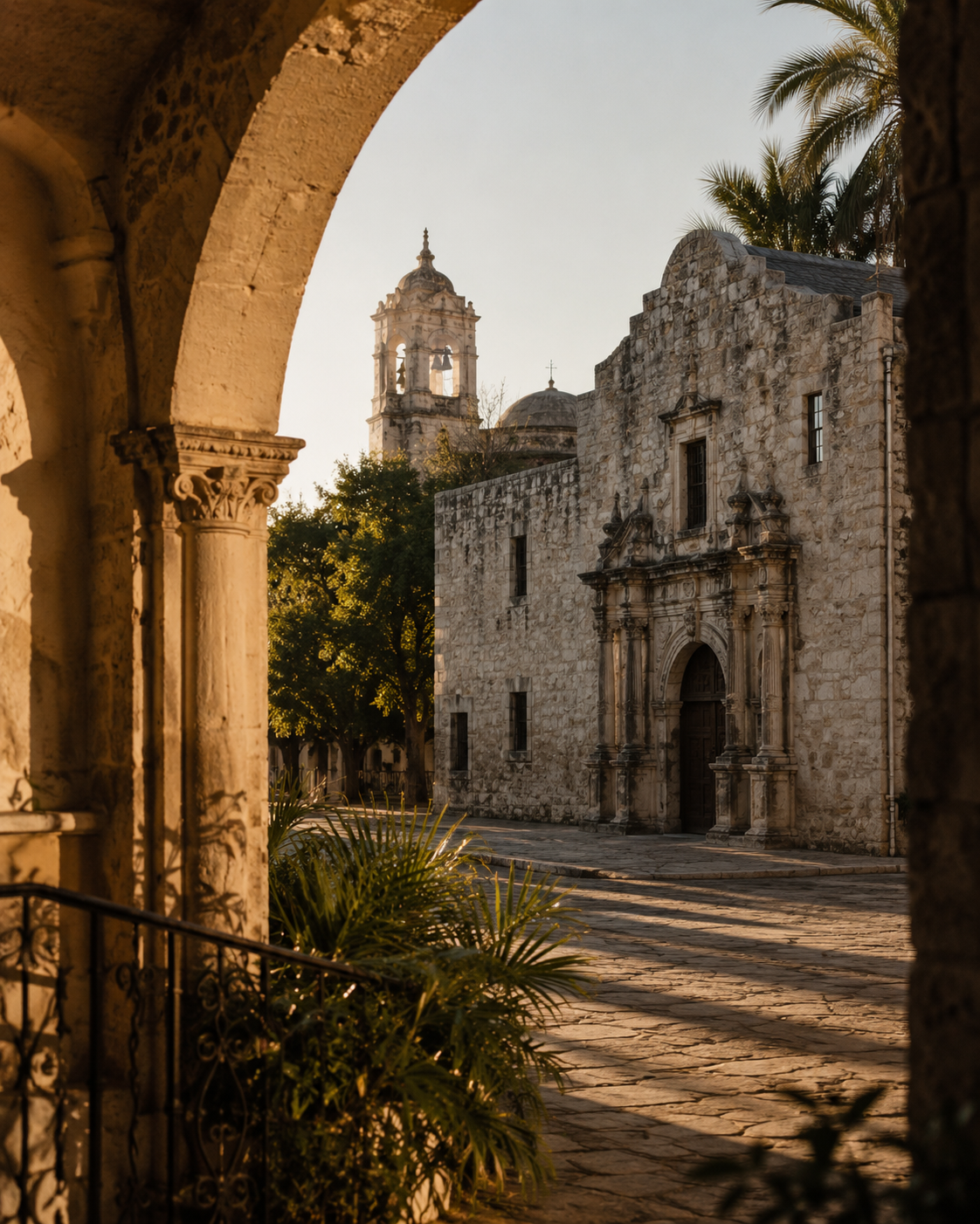 Historic San Antonio architecture representing Susan K. Medina’s experience in public affairs and strategic communications.