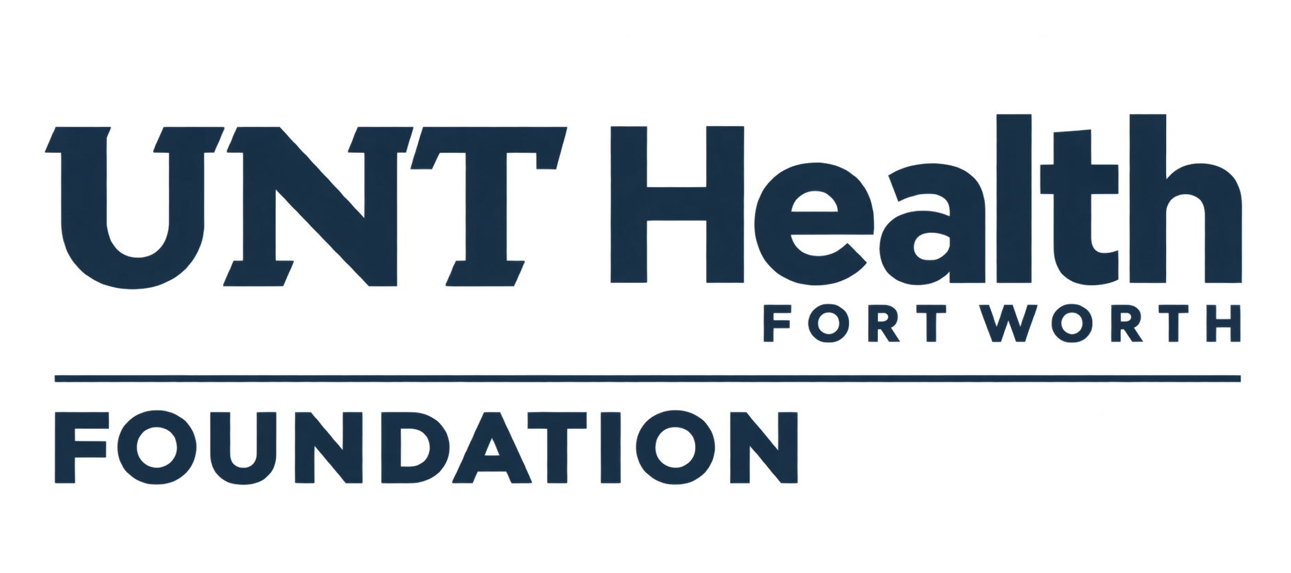 UNT Health Fort Worth Foundation logo representing Susan K. Medina Communication Strategies’ healthcare and philanthropic experience.