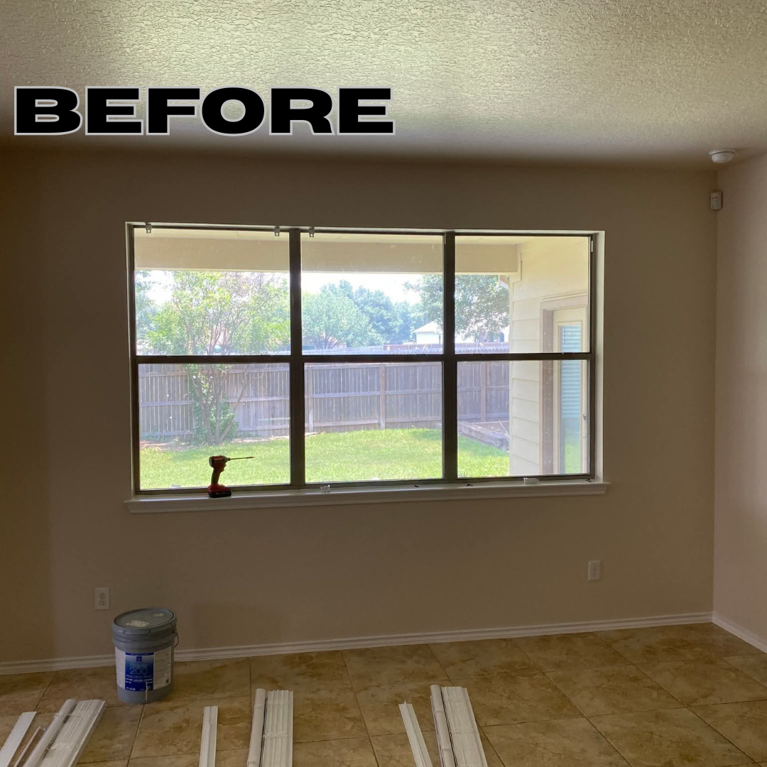  Before - Blinds Installation by Tanner Home Solutions