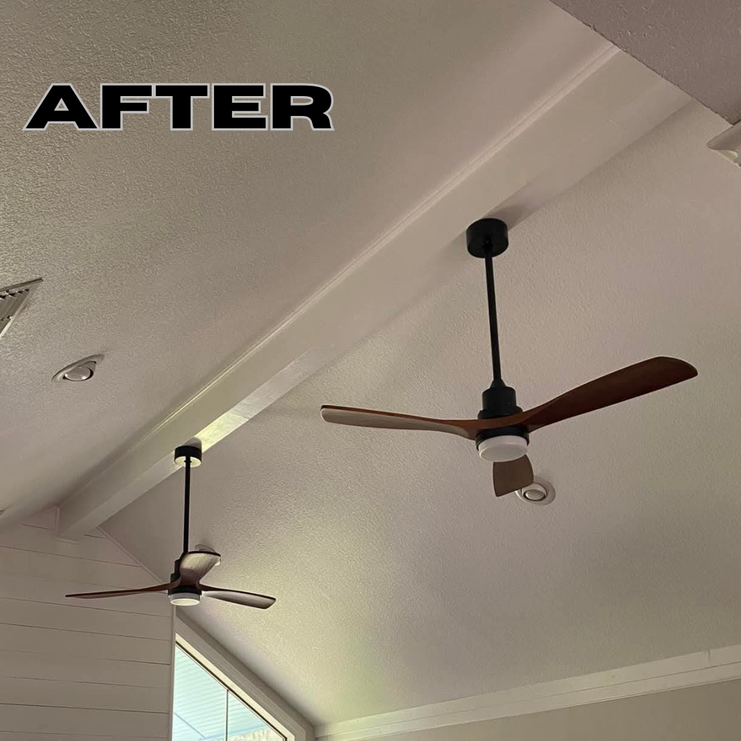 After - Ceiling Fan Installation by Tanner Home Solutions