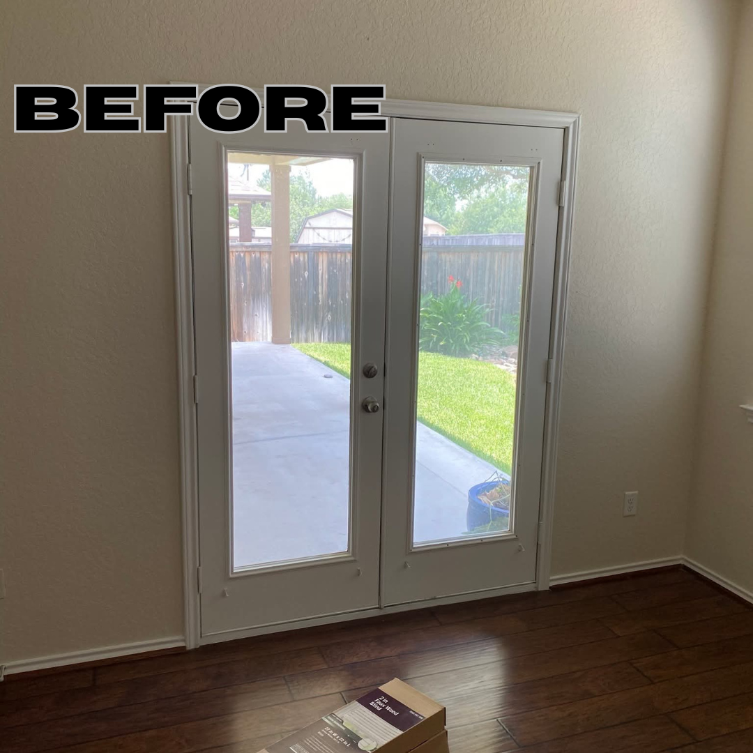 Before - Blinds Installation by Tanner Home Solutions