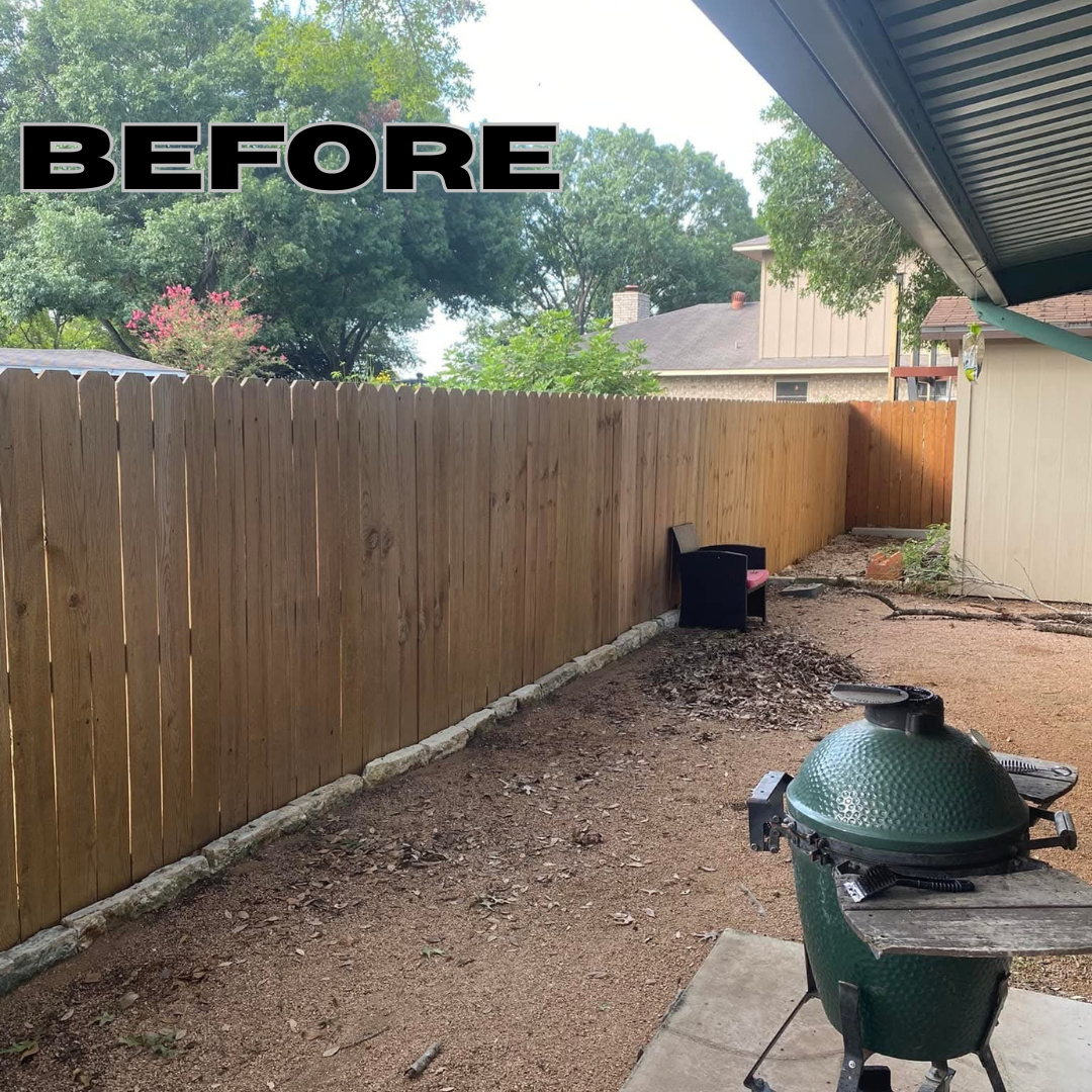Before - Fence Staining by Tanner Home Solutions