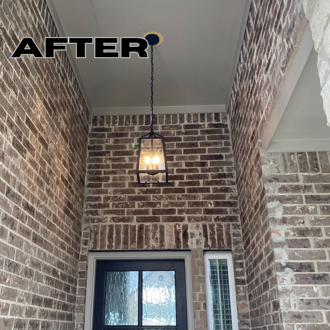 After - Porch Light Replacement by Tanner Home Solutions
