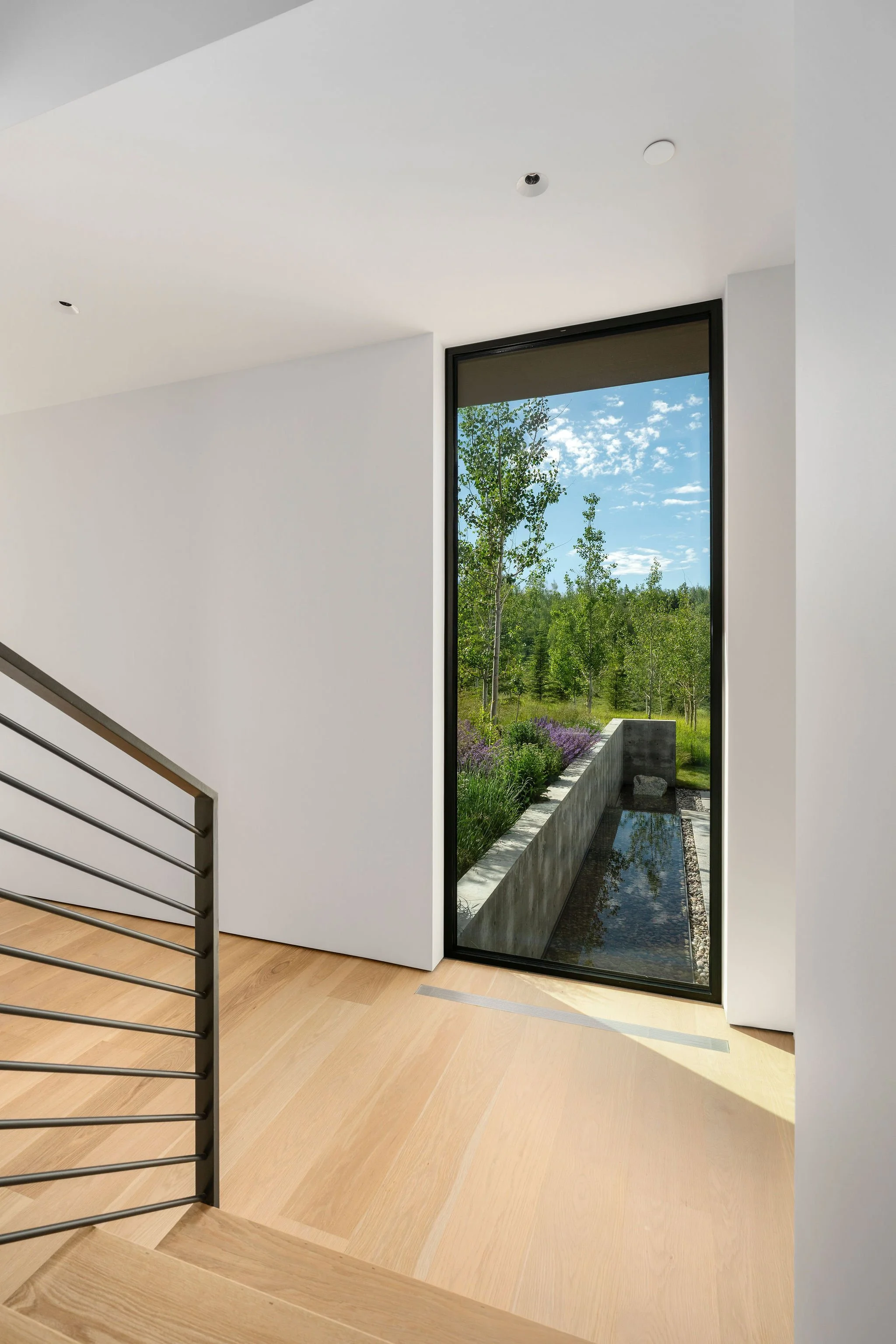 Water Feature from Stairwell
