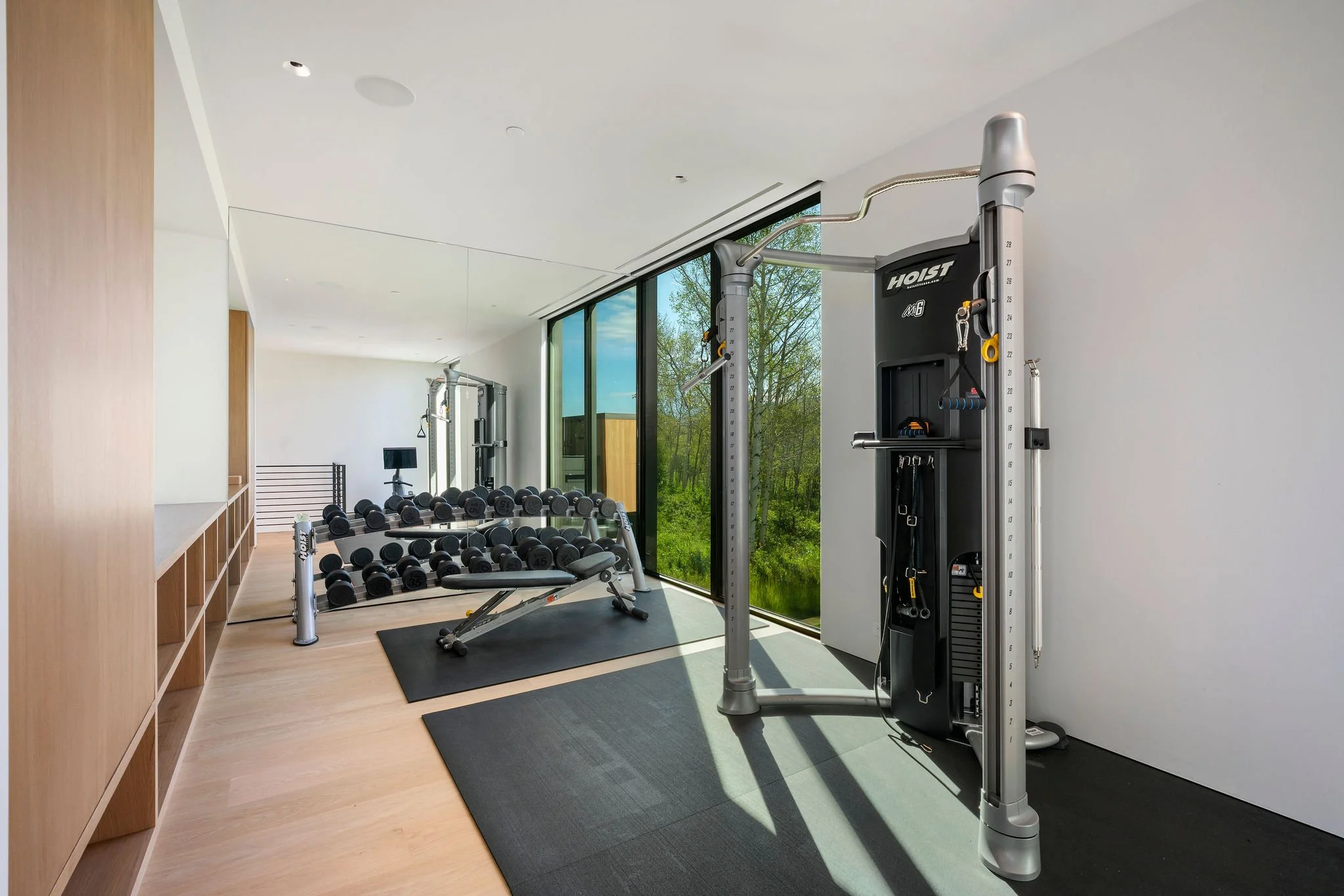 Exercise Room with Storage