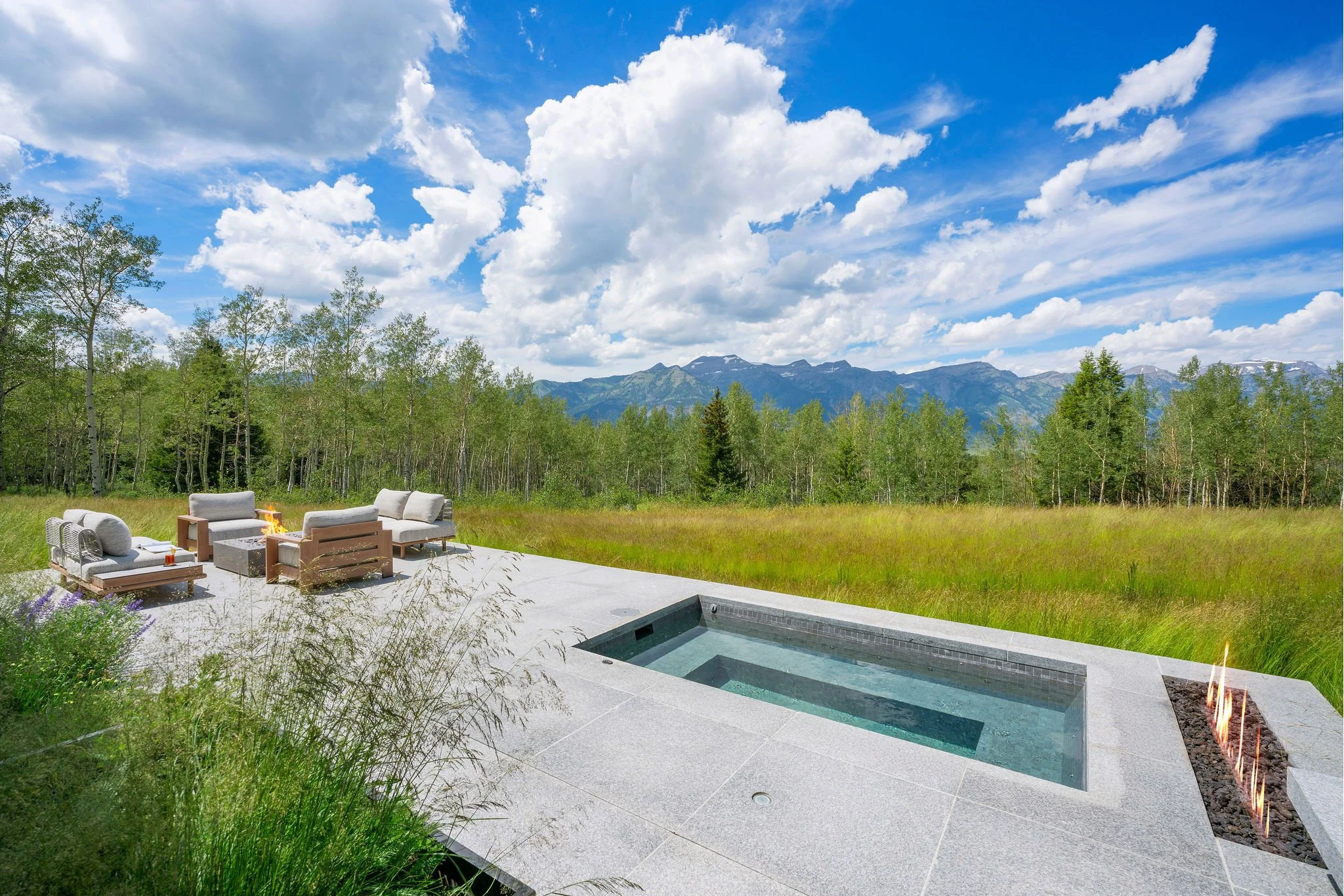 North Patio with Hot Tub