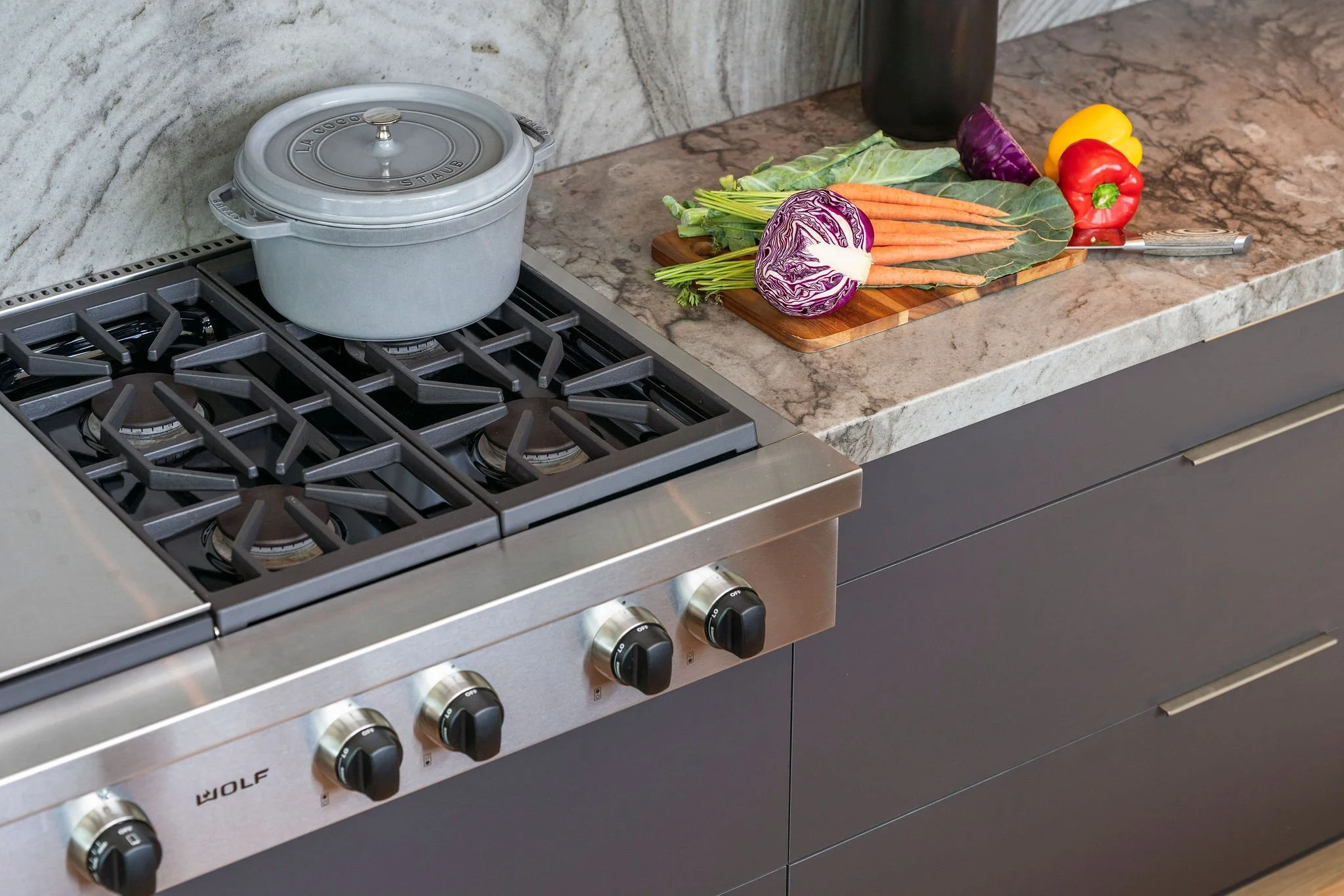 Wolf Six Burner and Gas Grill