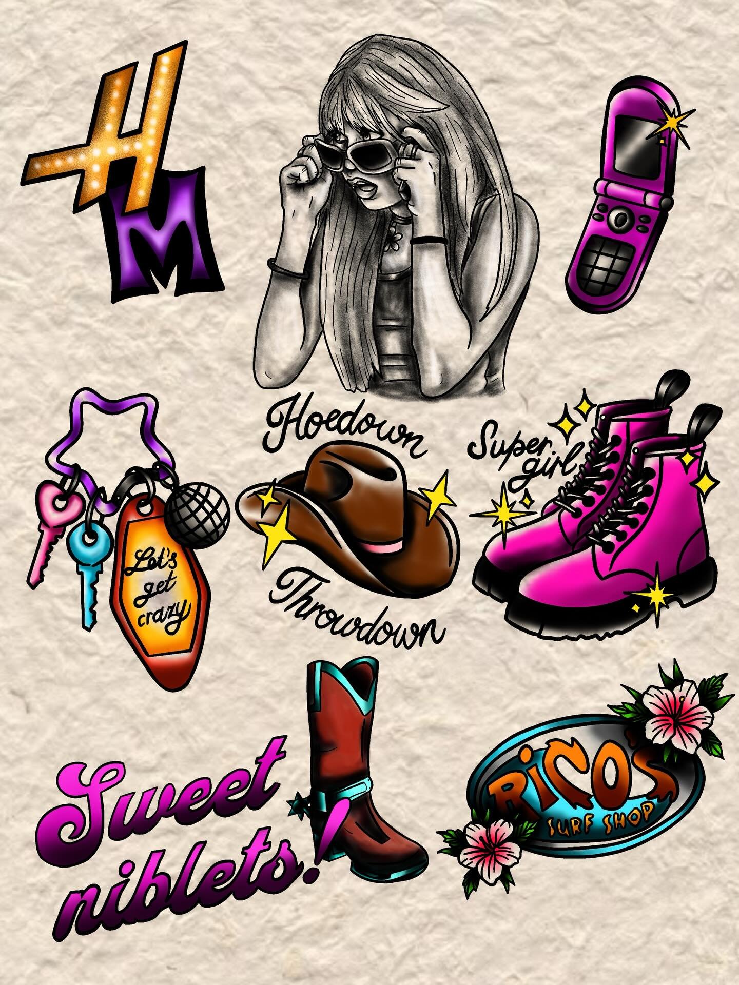 Since the 20th anniversary is coming up in a few days let's do some fun Hannah Montana themed Flash!!!
.
.
.
#hannahmontana #hannahmontana20 #hannahmontanathemovie #tattoo #flashtattoo