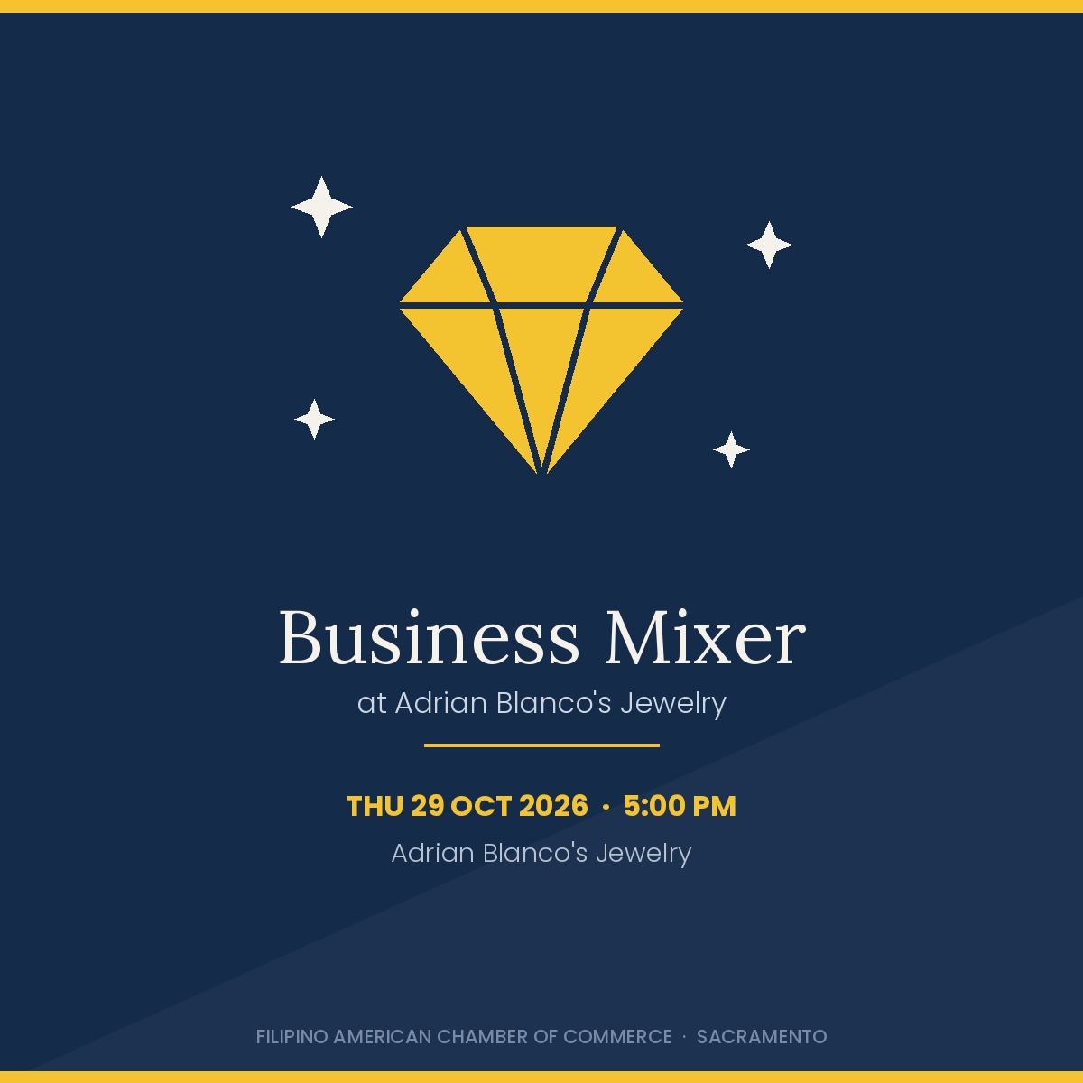 Business Mixer at Adrian Blanco’s Jewelry