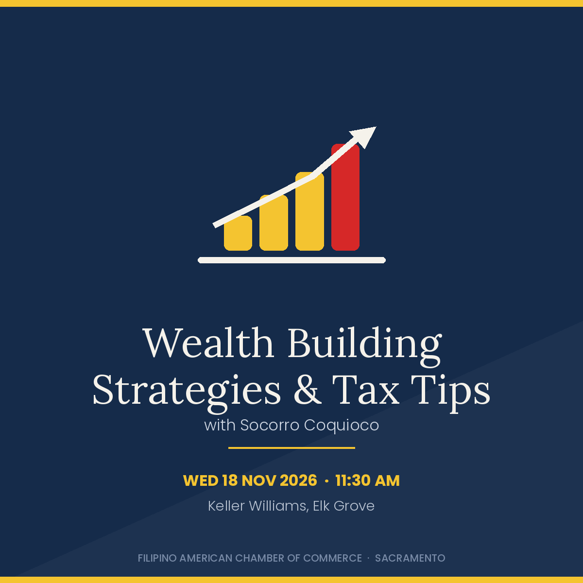 Wealth Building Strategies & Tax Tips with Socorro Coquioco