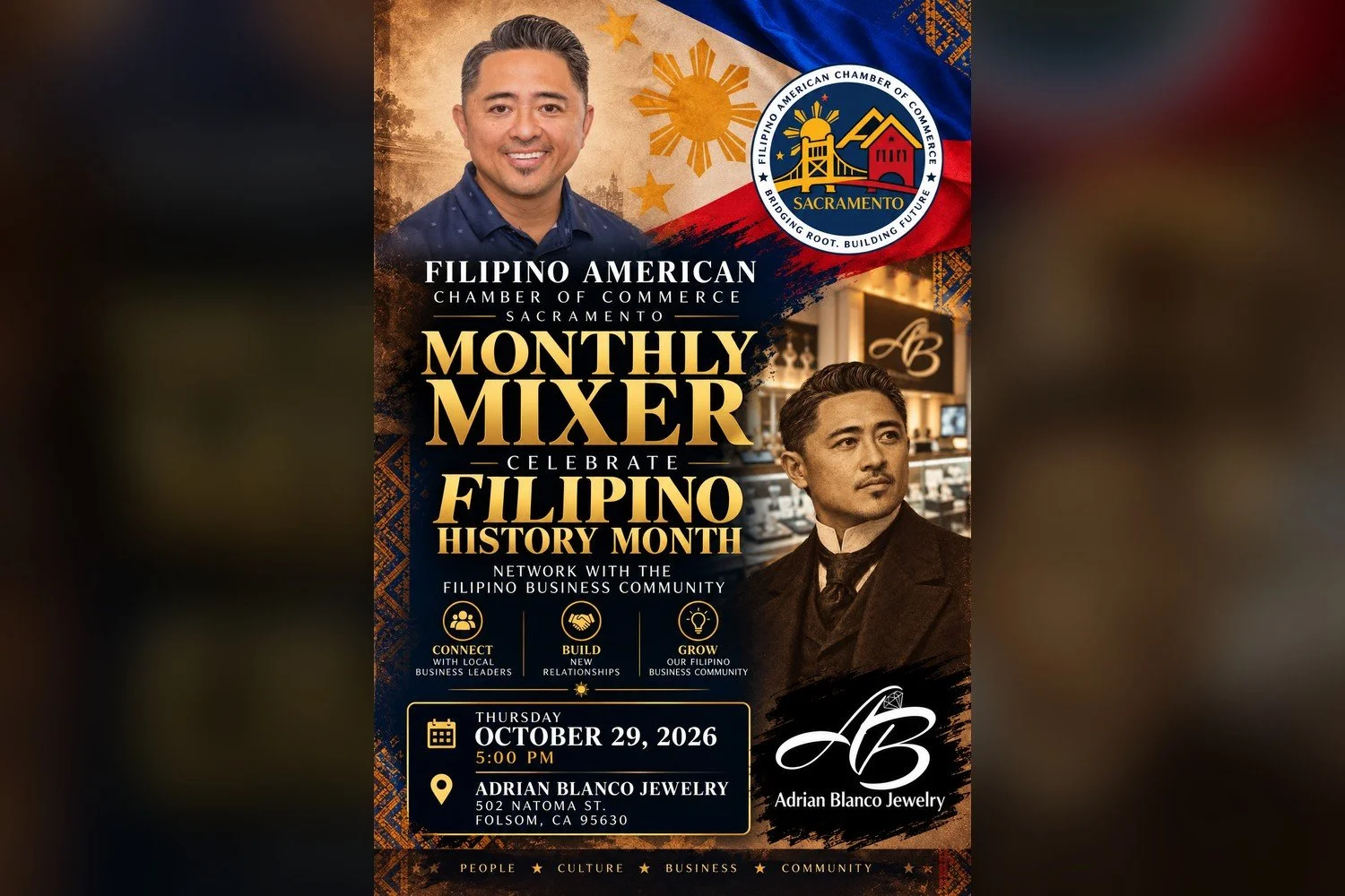 October Monthly Mixer: Celebrate Filipino American History Month