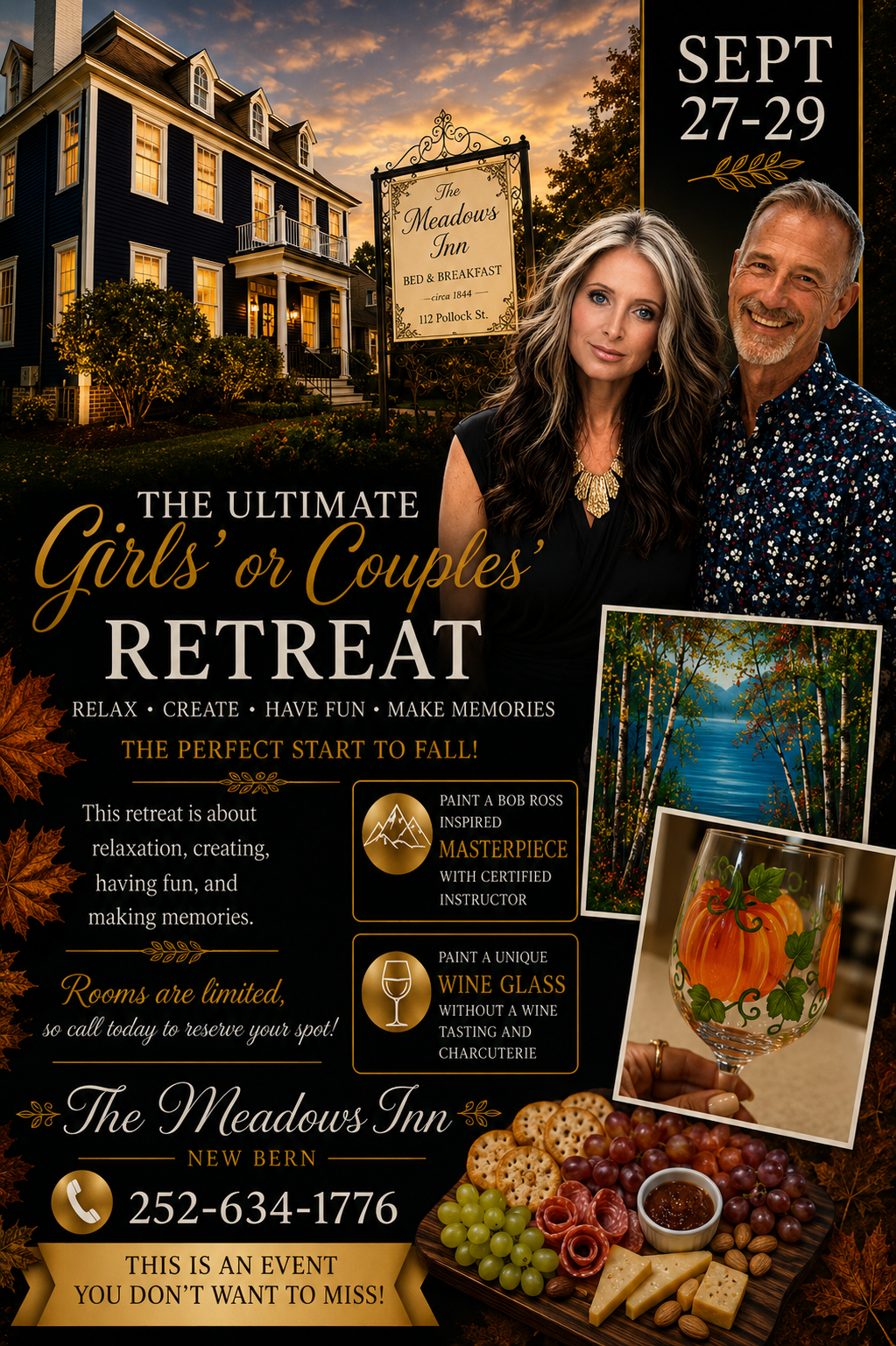 Art Retreat Weekend at the Meadows Inn New Bern