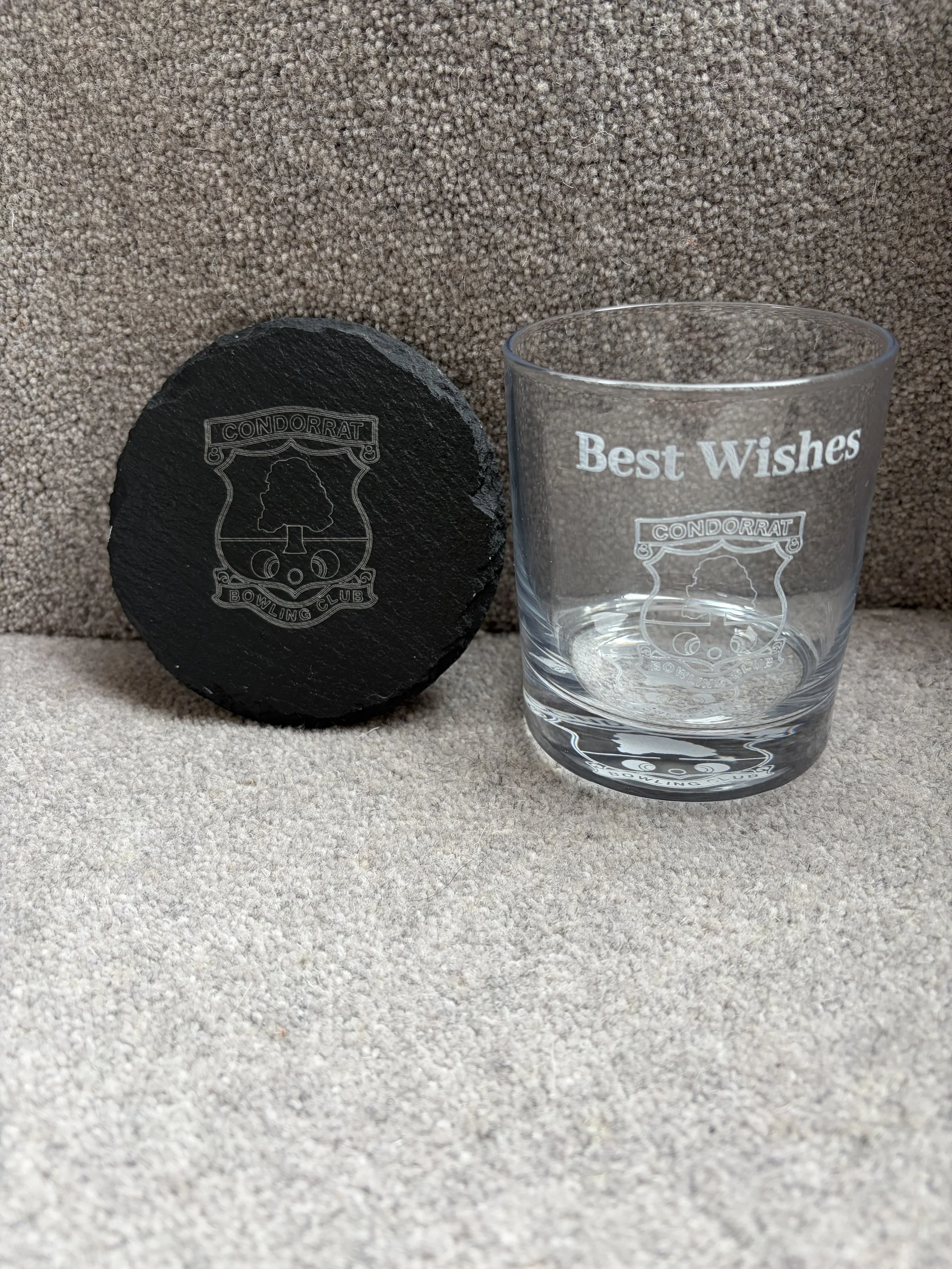 Personalised Glass & Slate Coasters