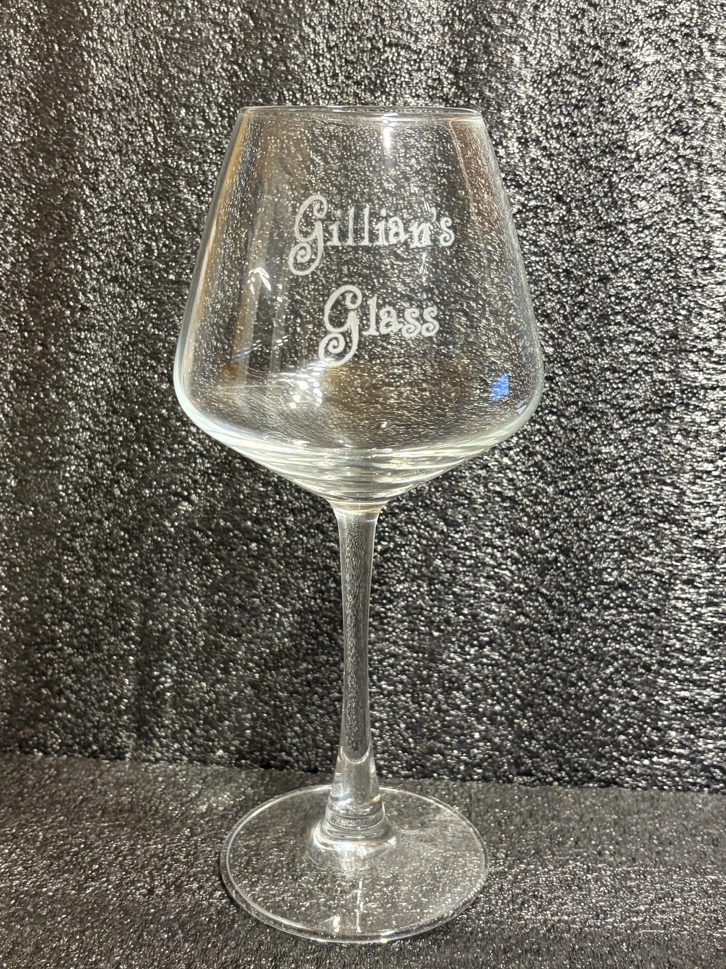Personalised Wine Glass