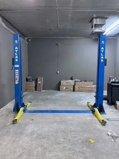 atlas 2 post  automotive lift install