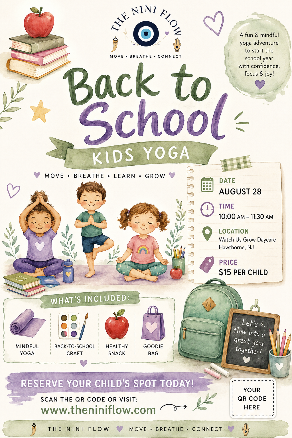 🍎✎ Back To School Yoga