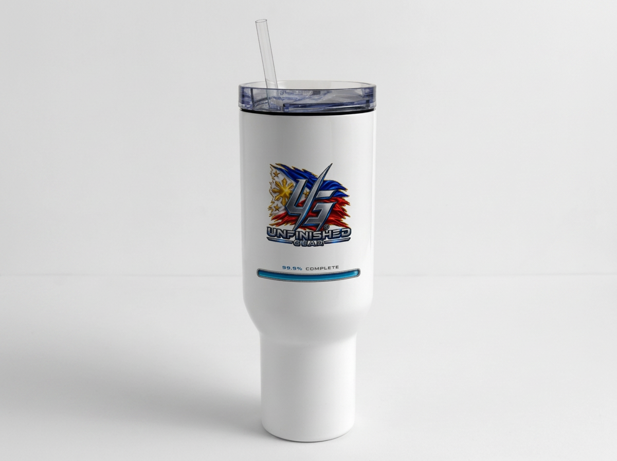 40 oz Travel Tumbler - Filipino Flag