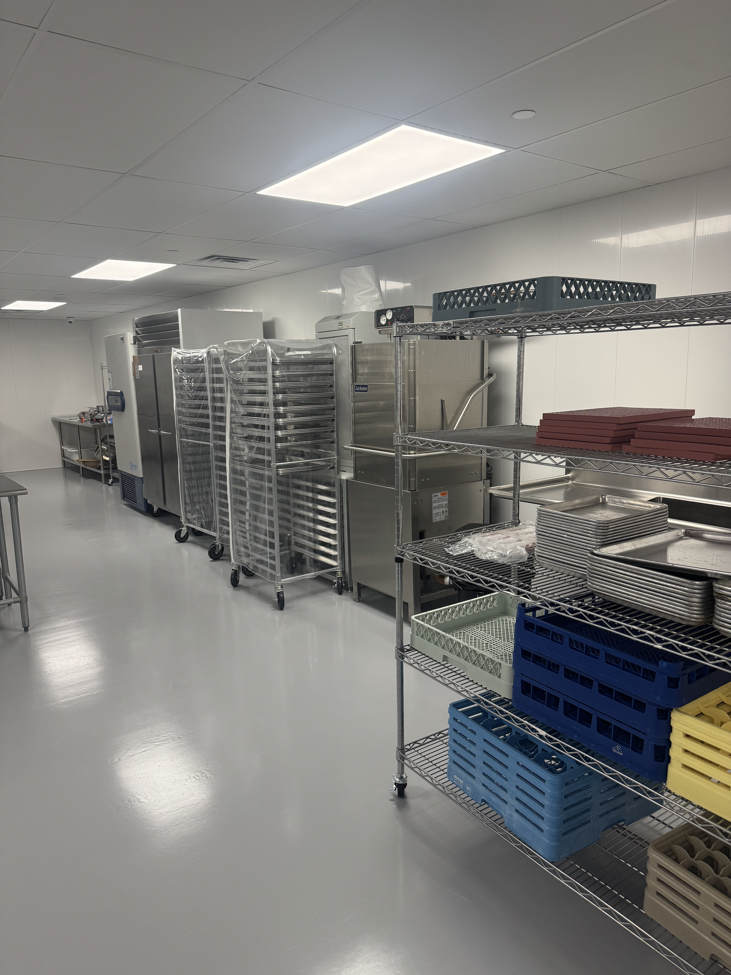 Production room in the AFG facility