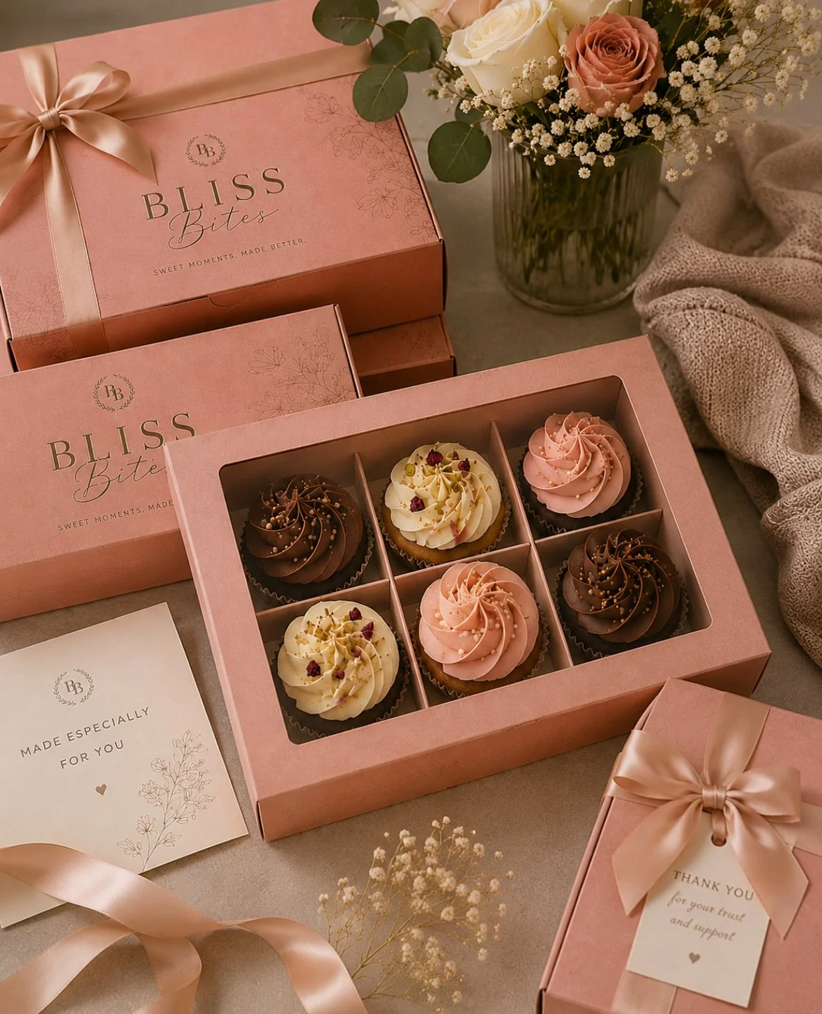 Bliss Cupcake Box