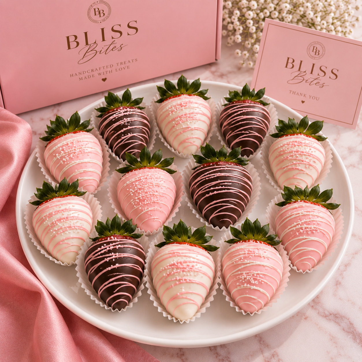 Chocolate Covered Strawberries - 12 Pack