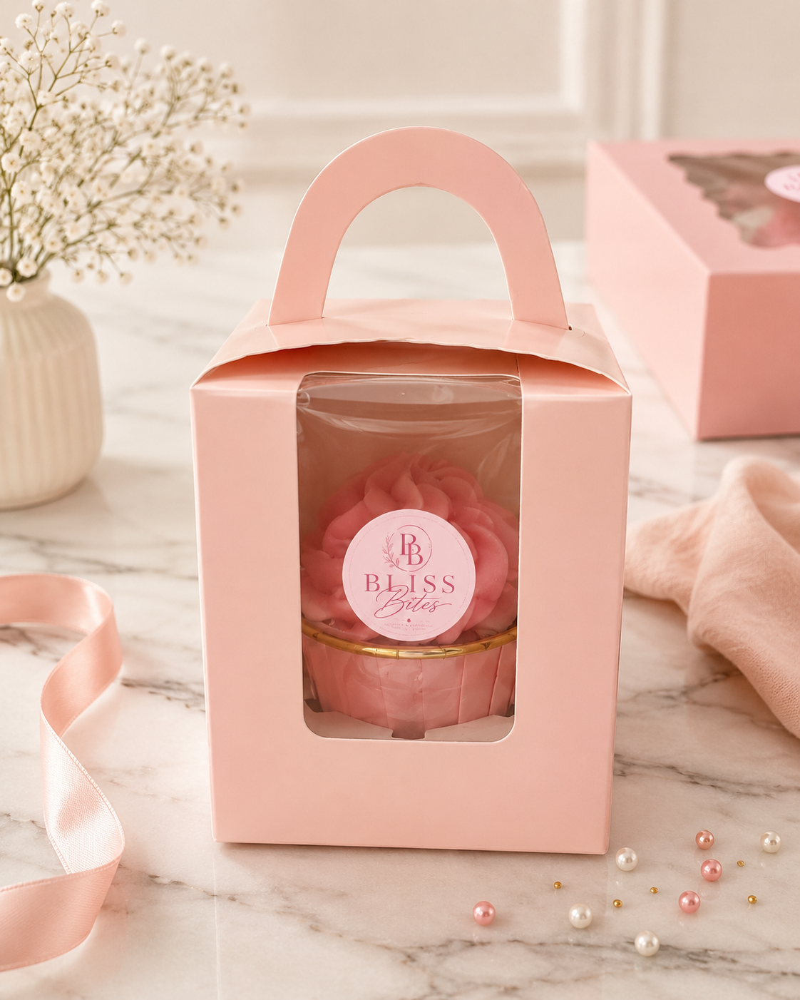 Single Cup Cake Box