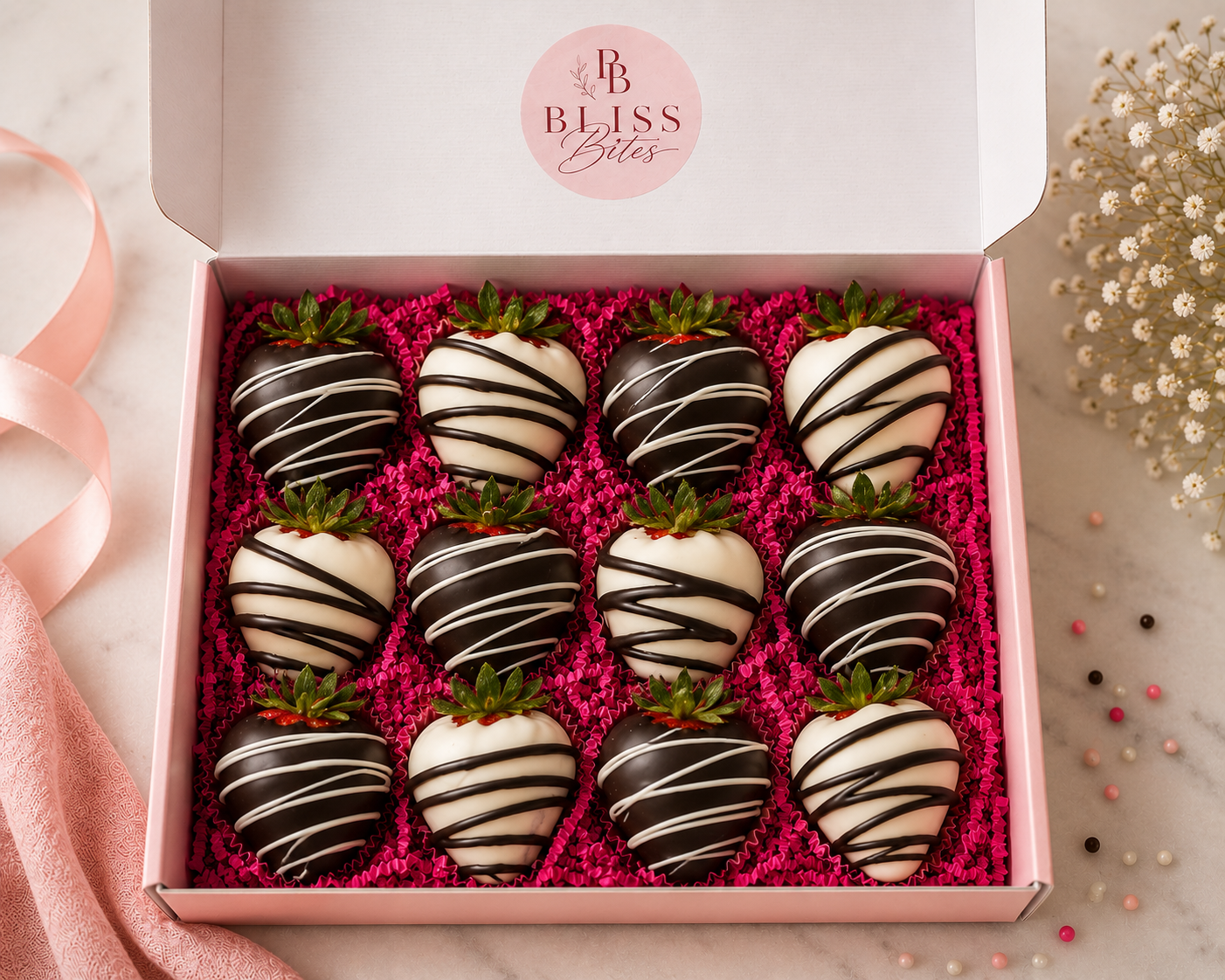 Chocolate Covered Strawberries - 12 Pack