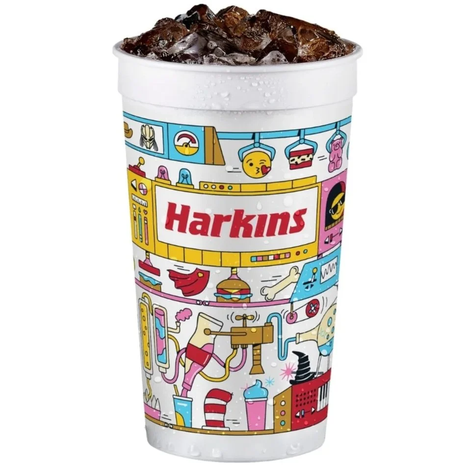 Latest Harkins loyalty cup design