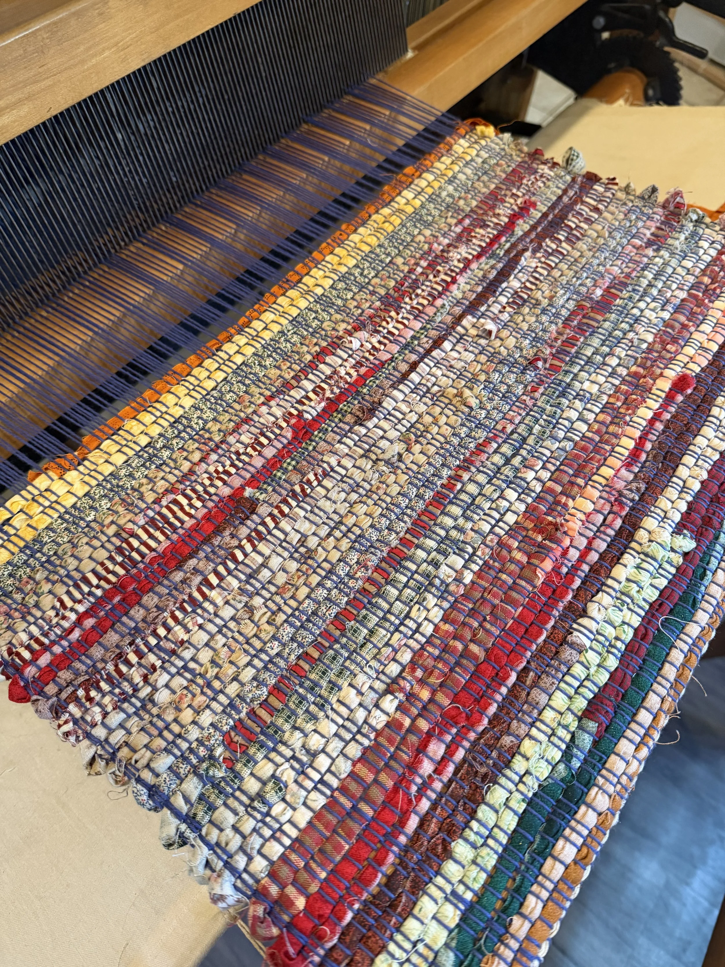 Rag Rug Weaving Session 1 