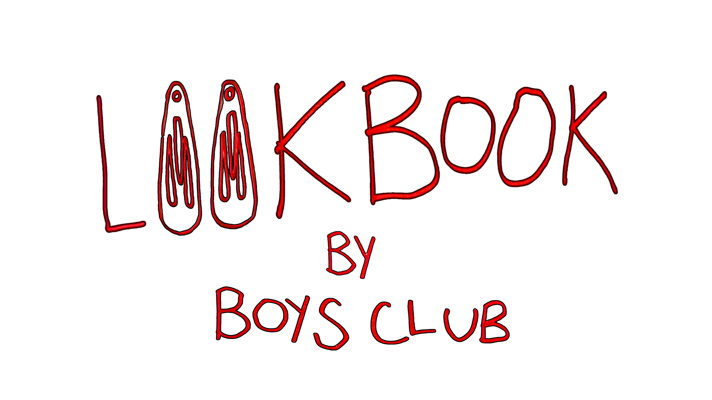 Red neon sign reading "LONDON BOOK BY BOYS CLUB" against a black background.