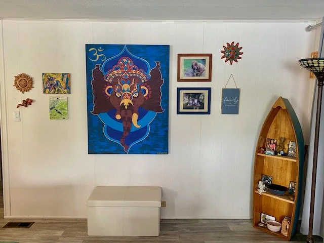 Ganesha Painting in house of collector
