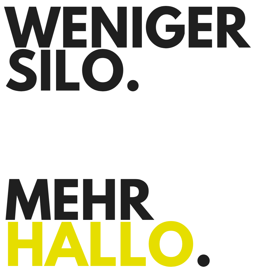 Weniger Silo. Mehr Hallo. Organisationsentwicklung, Führungskräfteentwicklung & Training, Nina Gernert