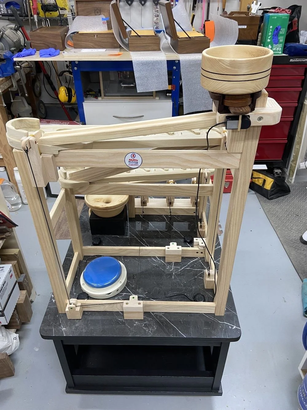 Switch-Activated Marble Run
