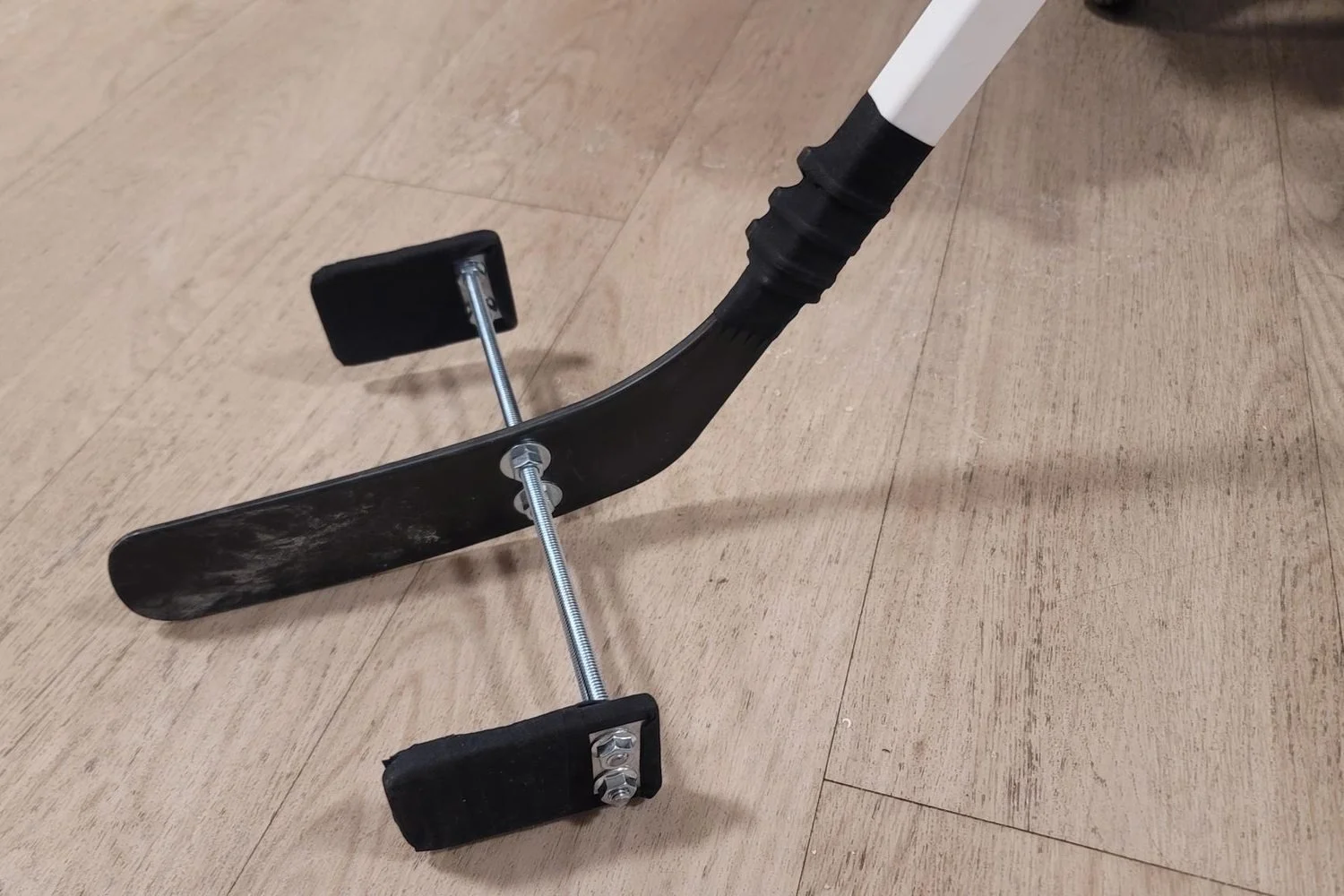 Adapted hockey stick