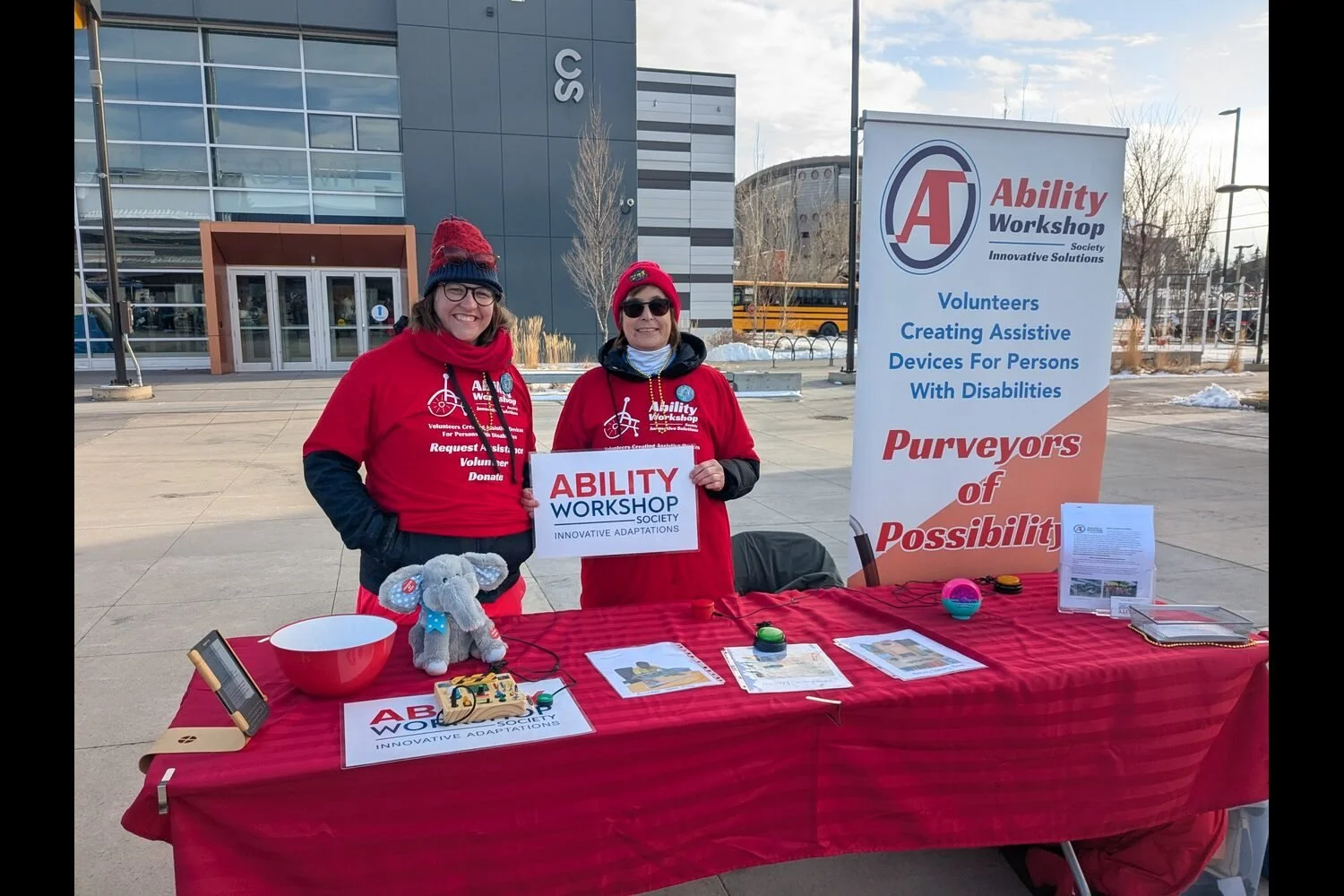 Ability Workshop volunteers celebrating World Autism Day 2025
