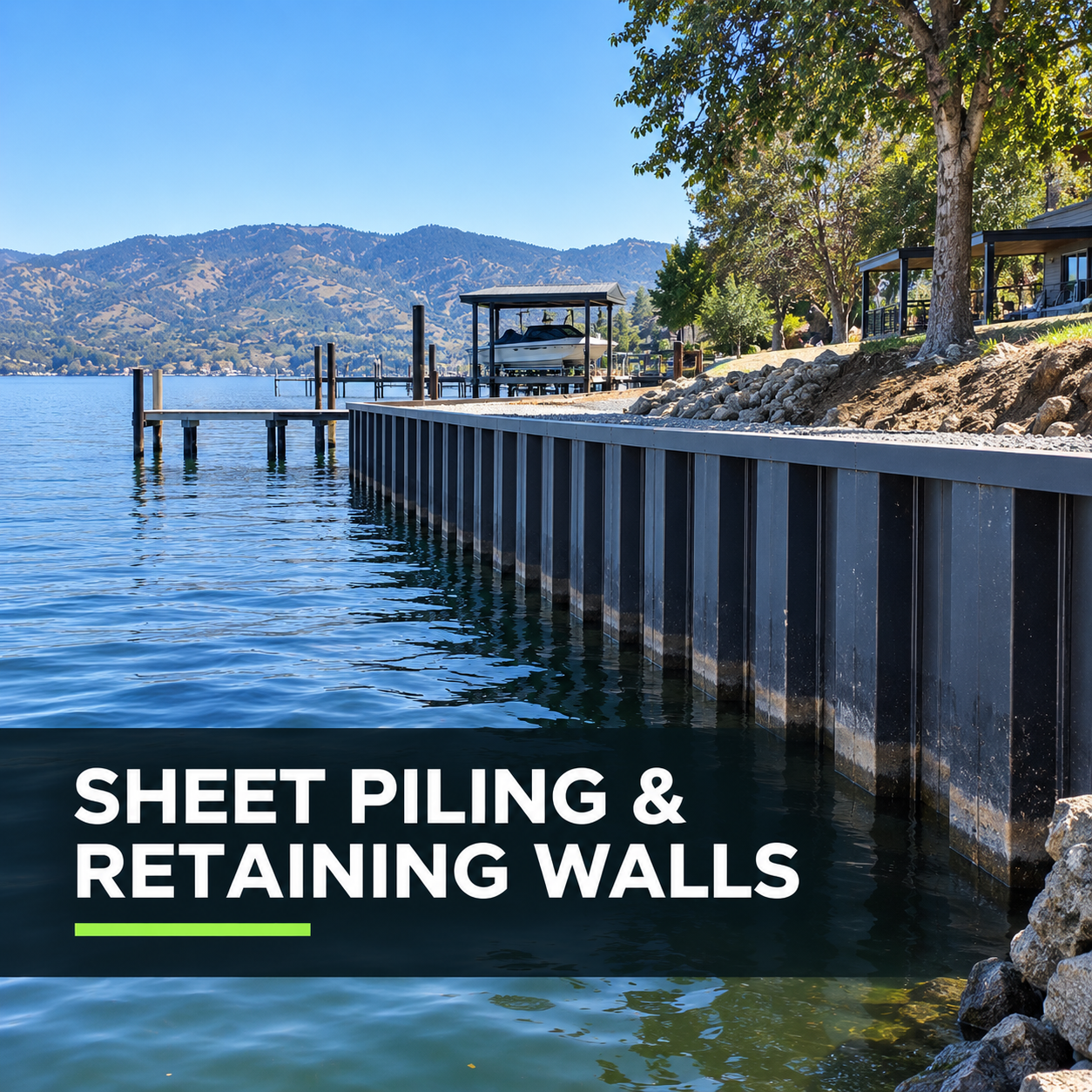Sheet Piling & Retaining Walls