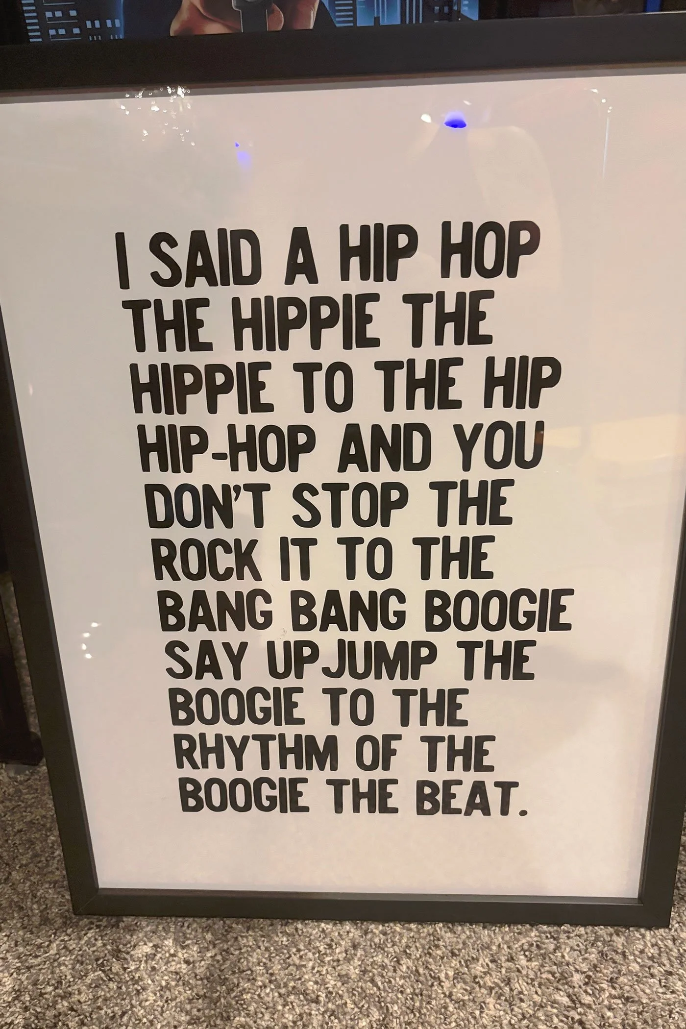 Rappers Delight Framed Print