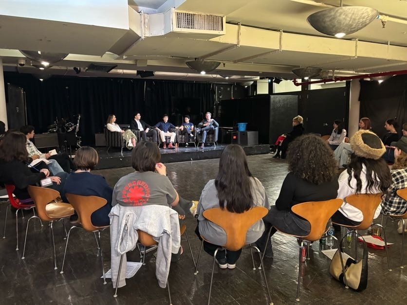 PAFNYS Student Organizers hear from speakers during the “Resisting U.S. Imperialism and War at Home and Abroad” panel.