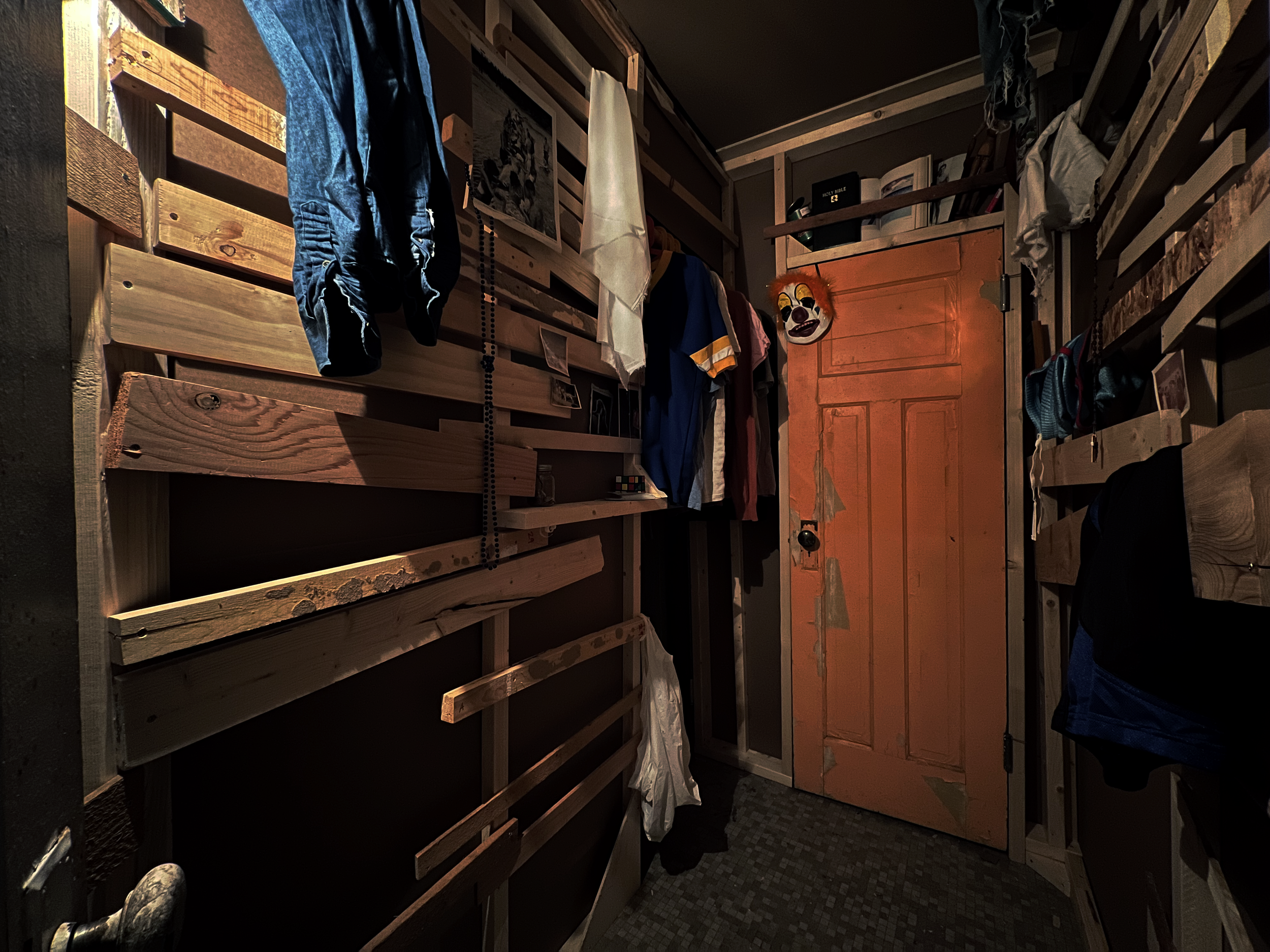 INT. HOUSE, CLOSET  
