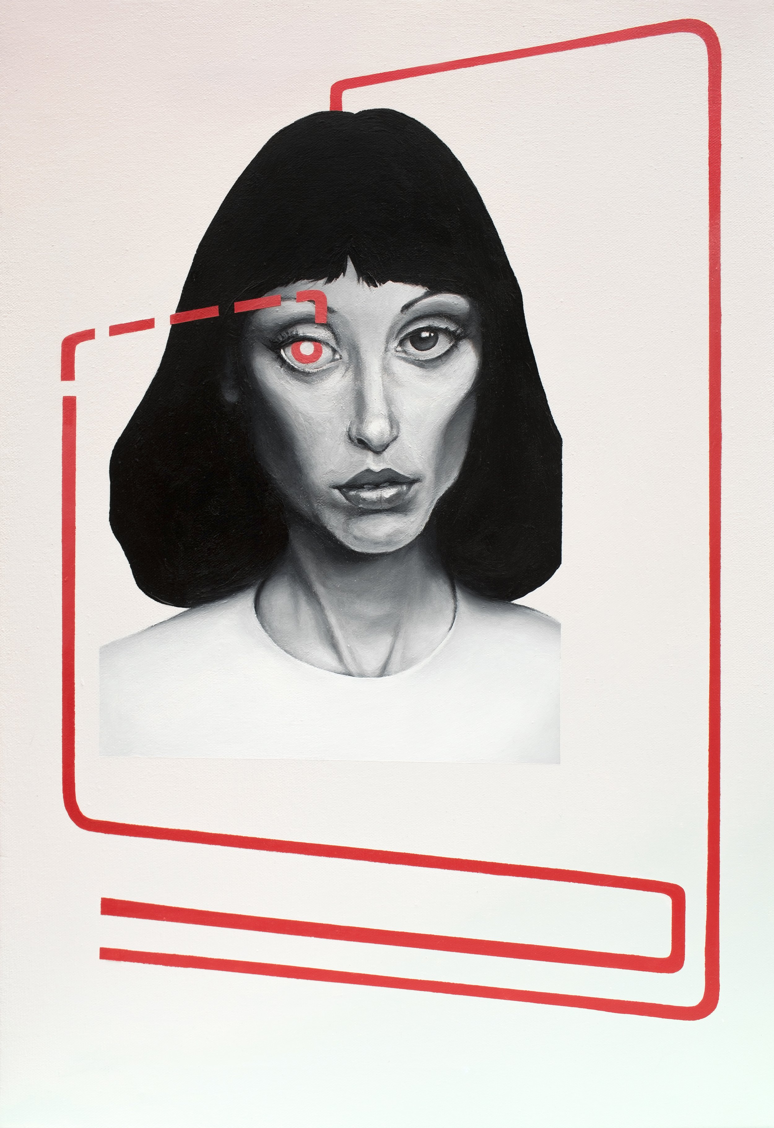 Pills Pills Pills, 2017, acrylic on canvas, 24” x 16”