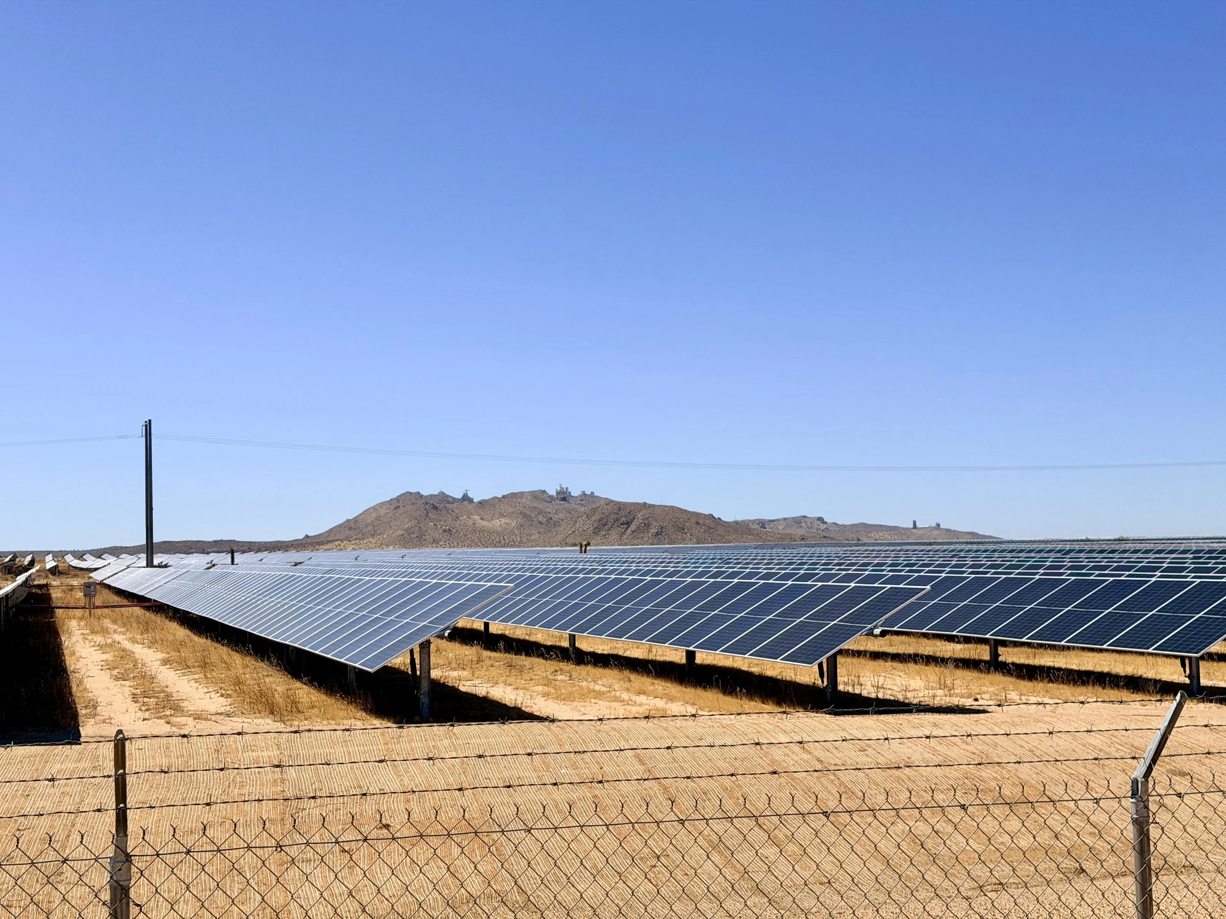 Aratina Solar Project - photovoltaic panel arrays
