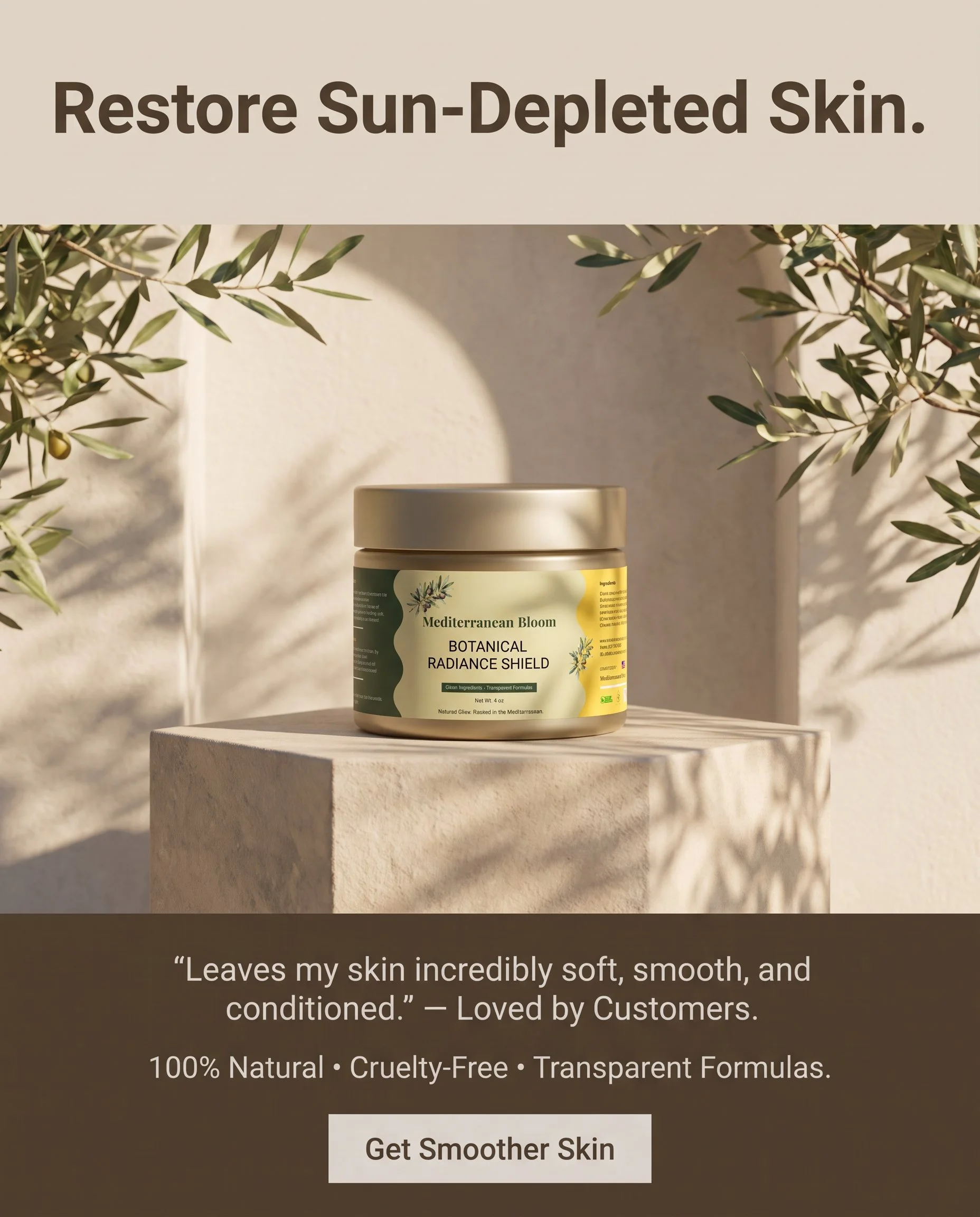 Mediterranean Bloom Radiance Shield
