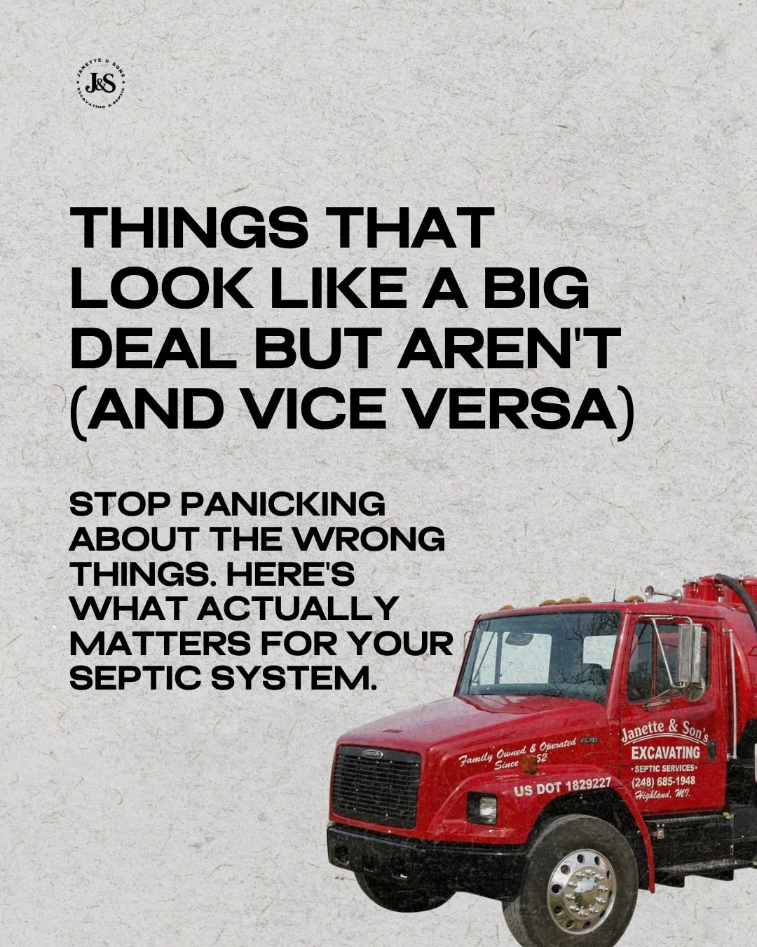 The septic thing you're stressed about is probably fine. The one you're ignoring? Maybe not. 👀

We put together the real difference between "harmless and normal" and "actually worth a call," based on what we see most on job sites