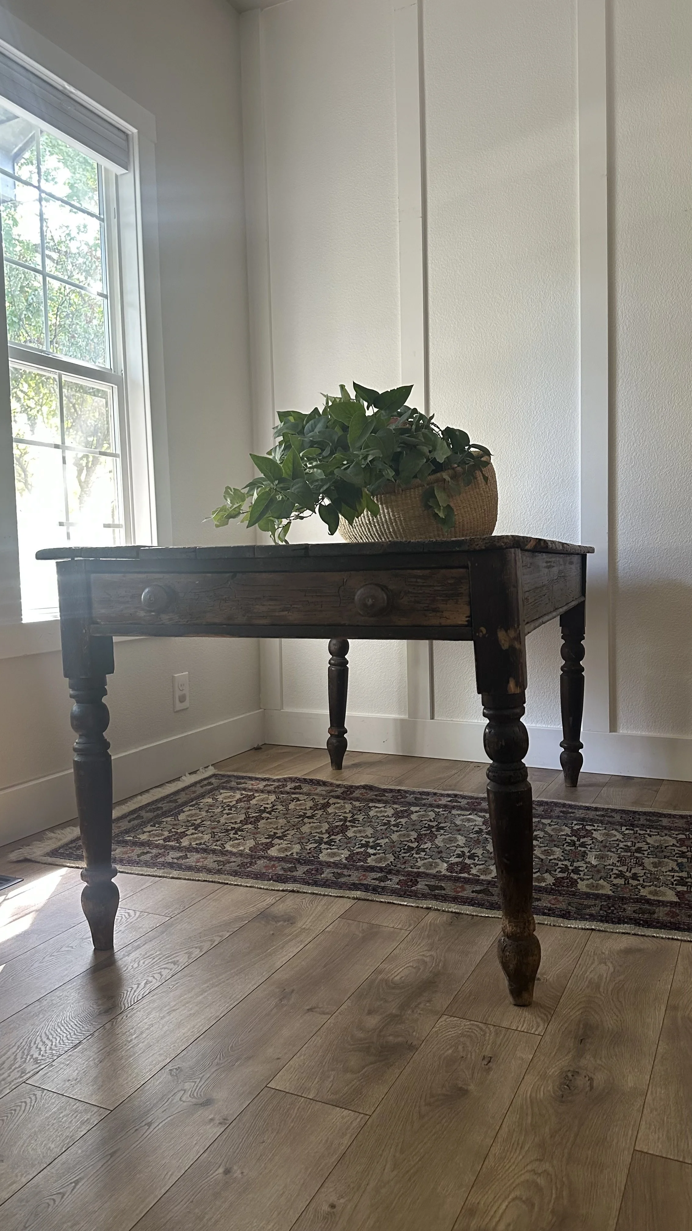 Antique Primitive Farm Table